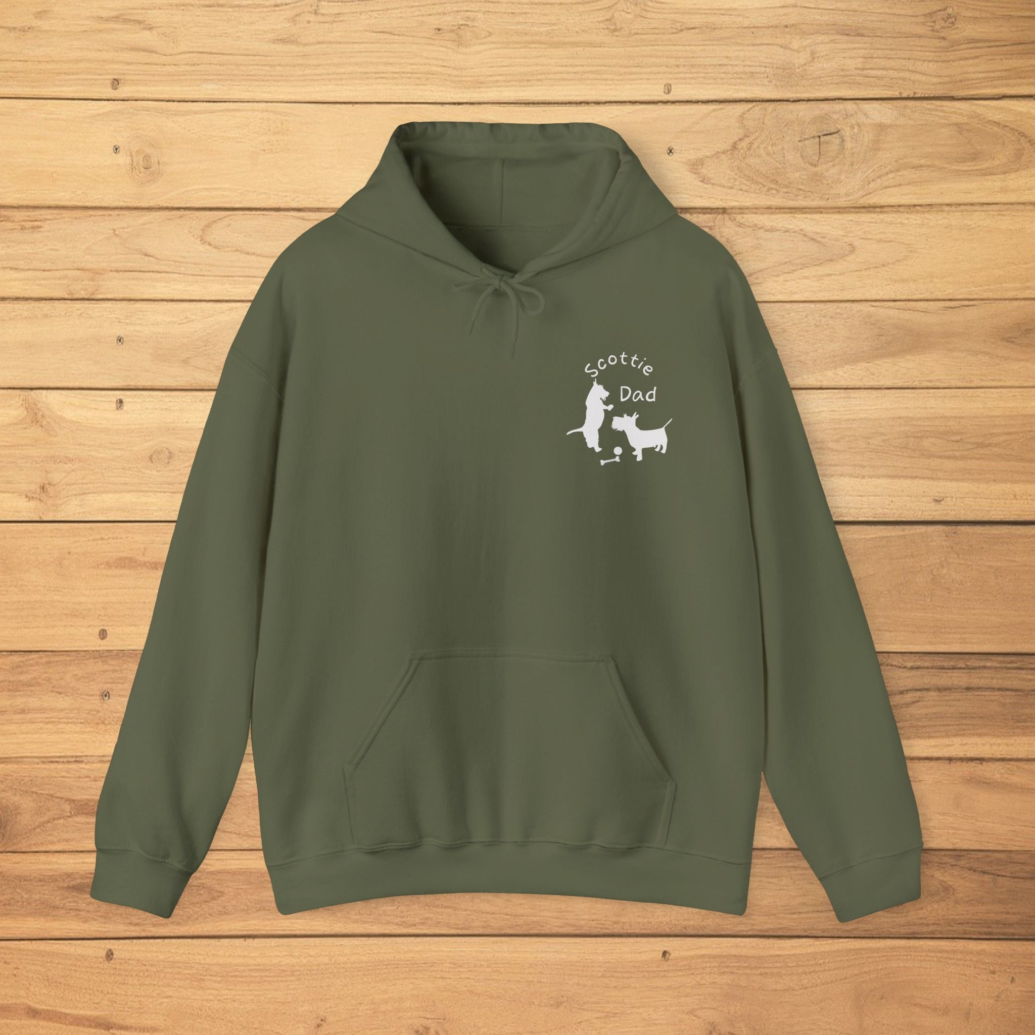 Scottie Dad Unisex Heavy Blend™ Hoodie - Perfect Gift for Dog Lovers