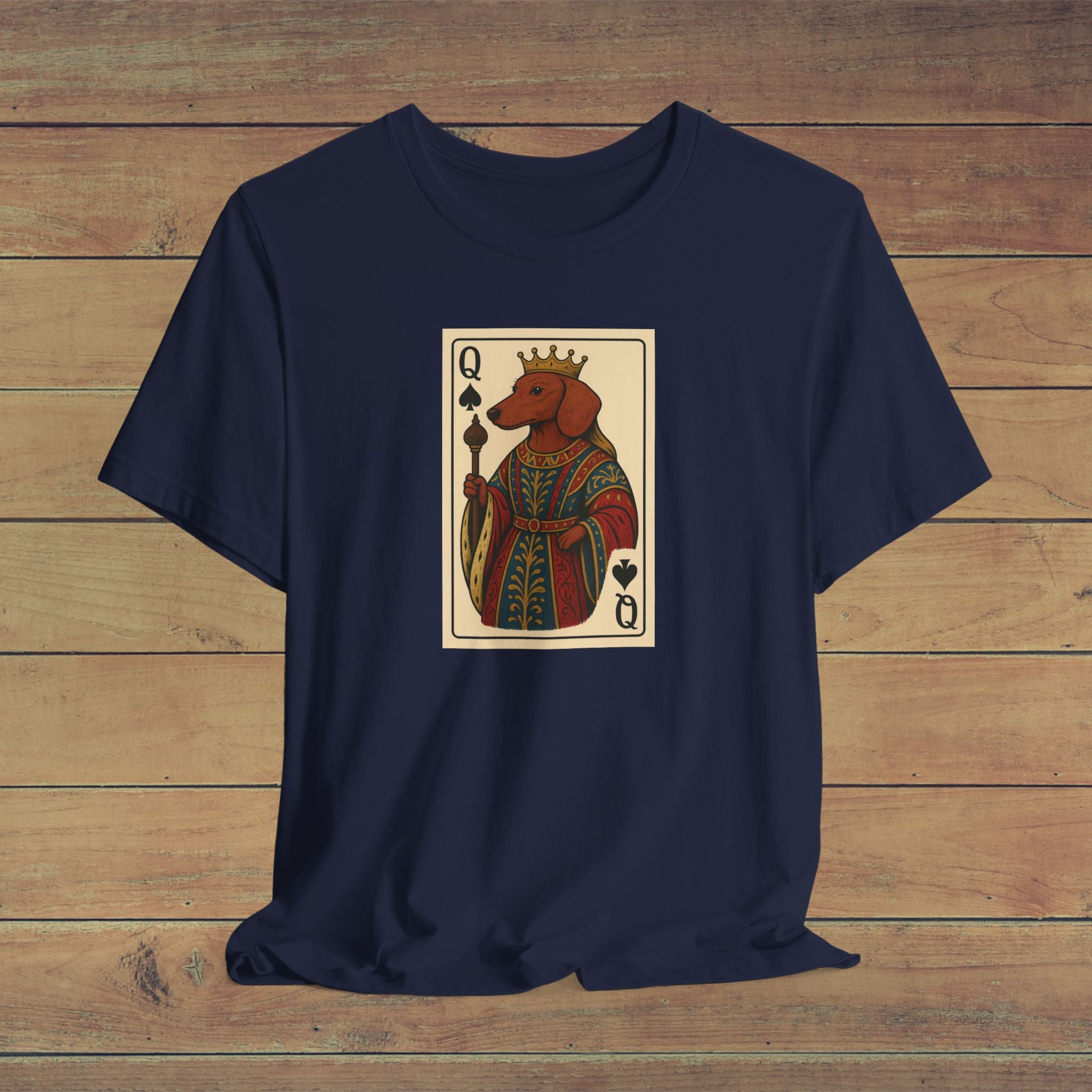 Queen of Spades Dachshund Tee – Rule with a Wag