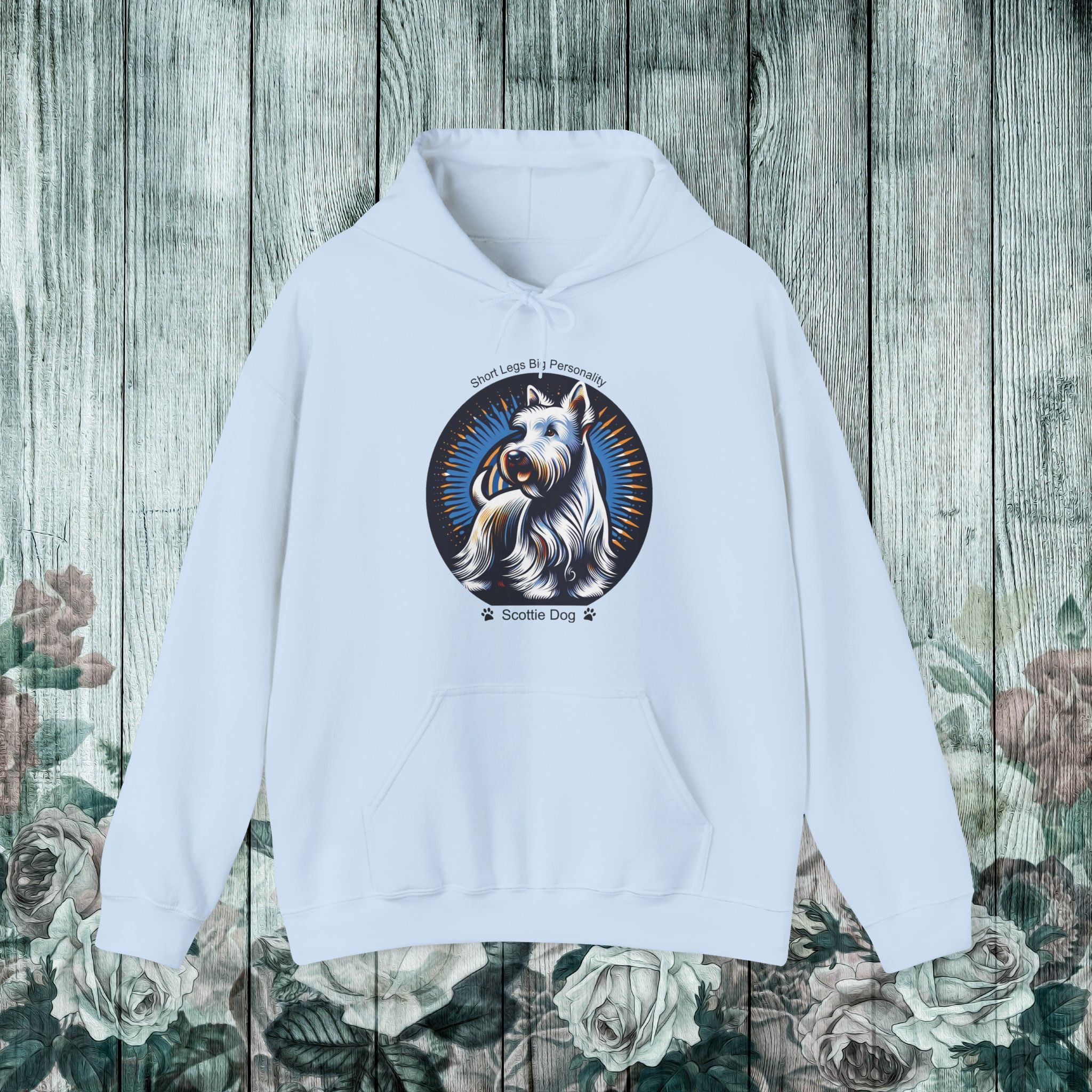 Cozy Scottie Dog Hoodie for Pet Lovers - Unisex Heavy Blend Sweatshirt