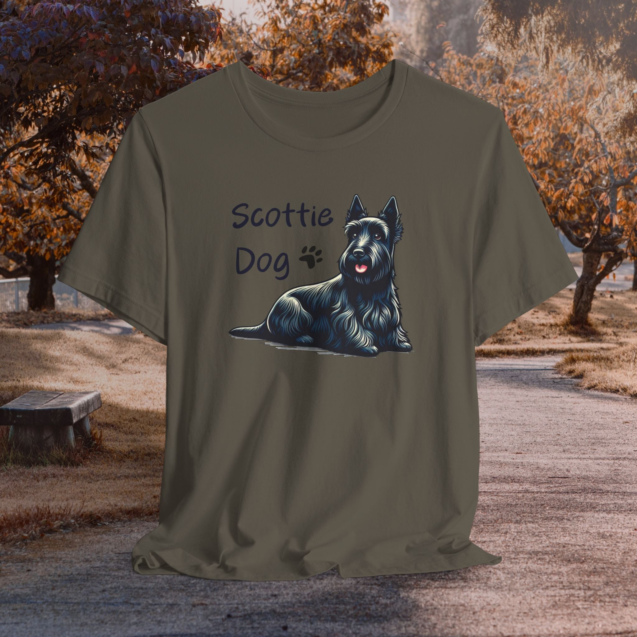 Scottie Dog Unisex Short Sleeve Tee - Perfect Gift for Dog Lovers