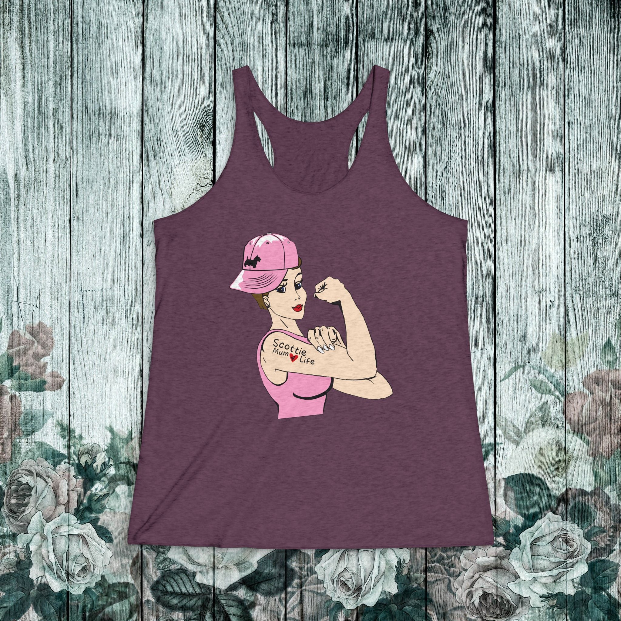 Racerback Tank - Top for strong Scottie Mama's