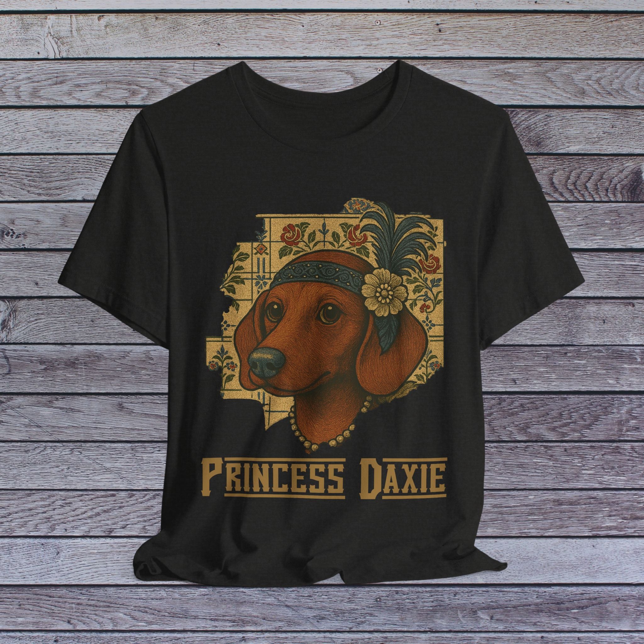Dachshund Royalty – Regal Daxie Tee