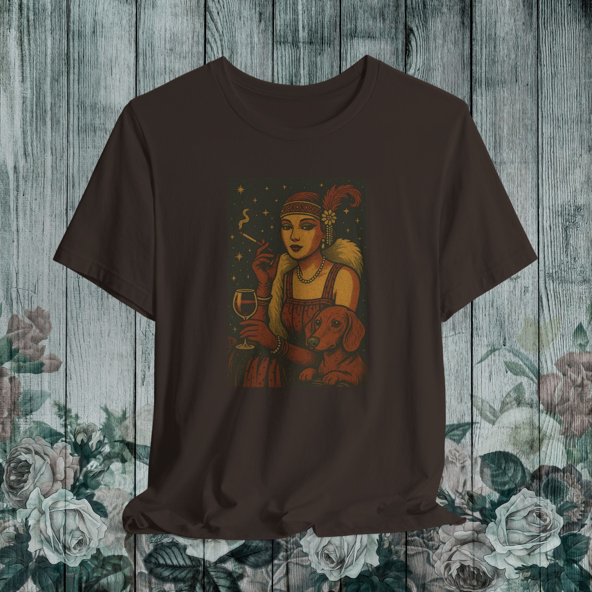 Wine O’Clock with My Daxie – Unisex Dog Lover Tee