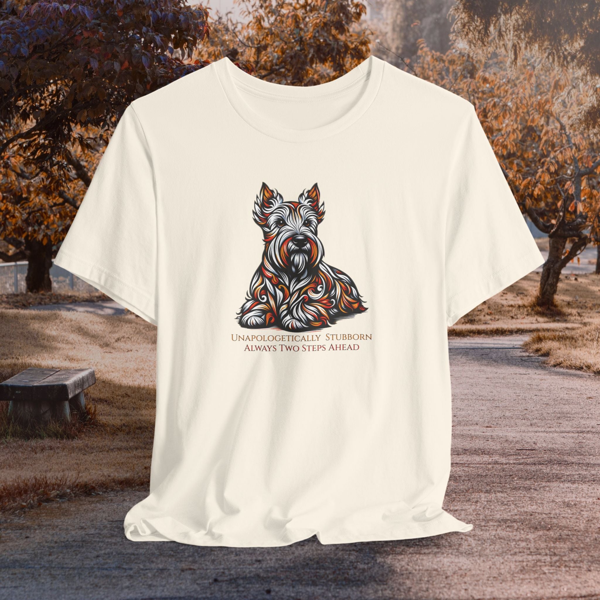 Unisex Jersey Tee - Unapologetically Stubborn Dog Design