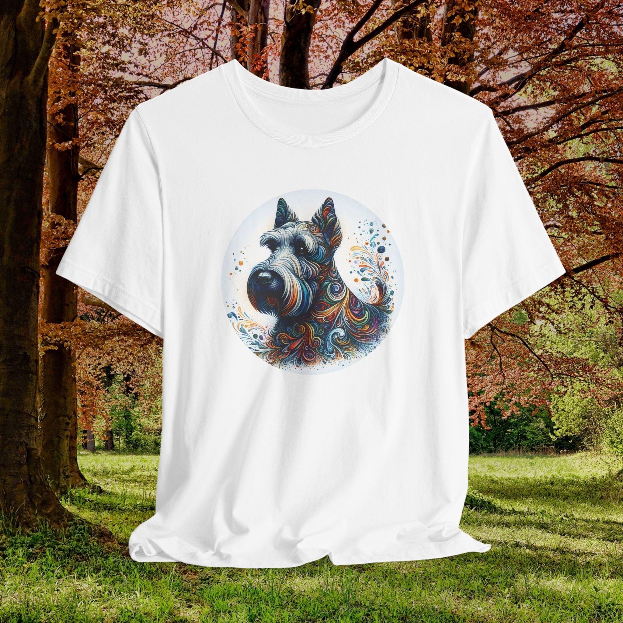 Artistic Dog Lover Tee - Unisex Jersey Short Sleeve Shirt