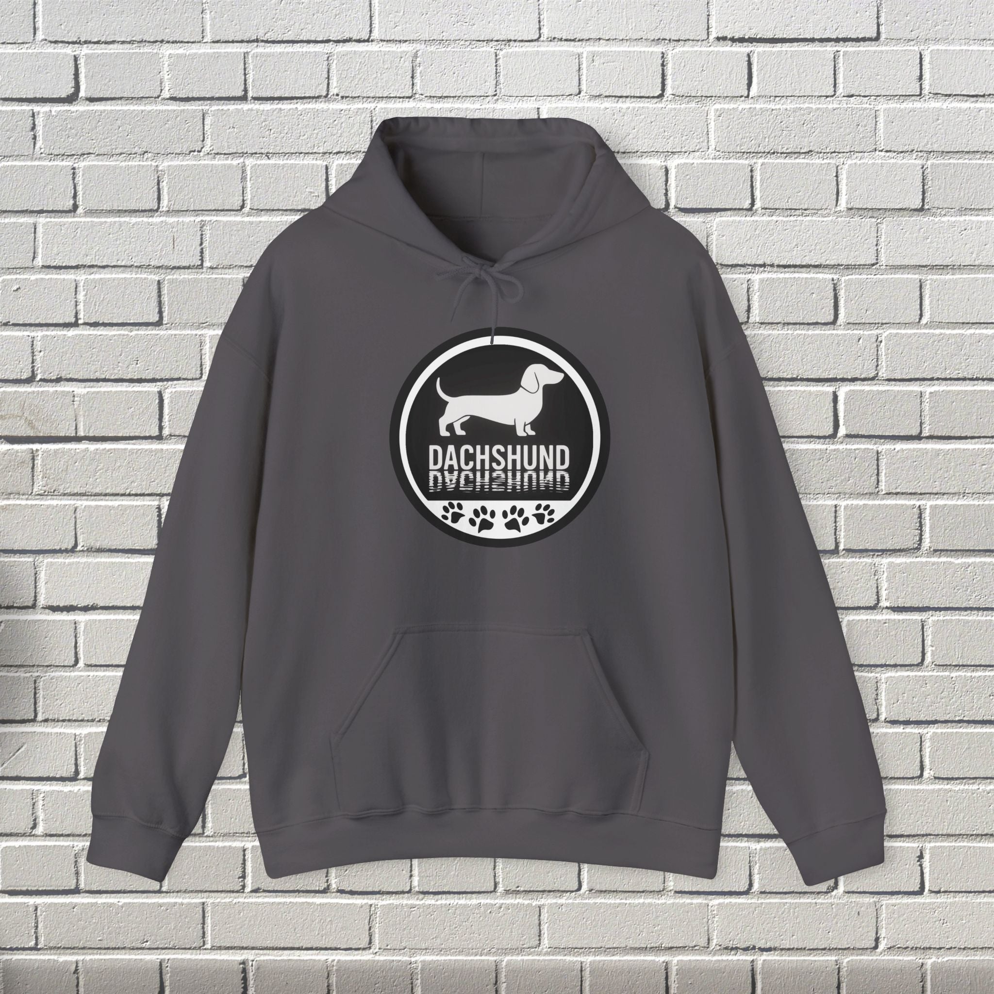 Dachshund Lover's Heavy Blend Hoodie, Dog-Themed Gift, Cozy Pet Sweatshirt, Cute Animal Apparel, Ideal for Pet Owners