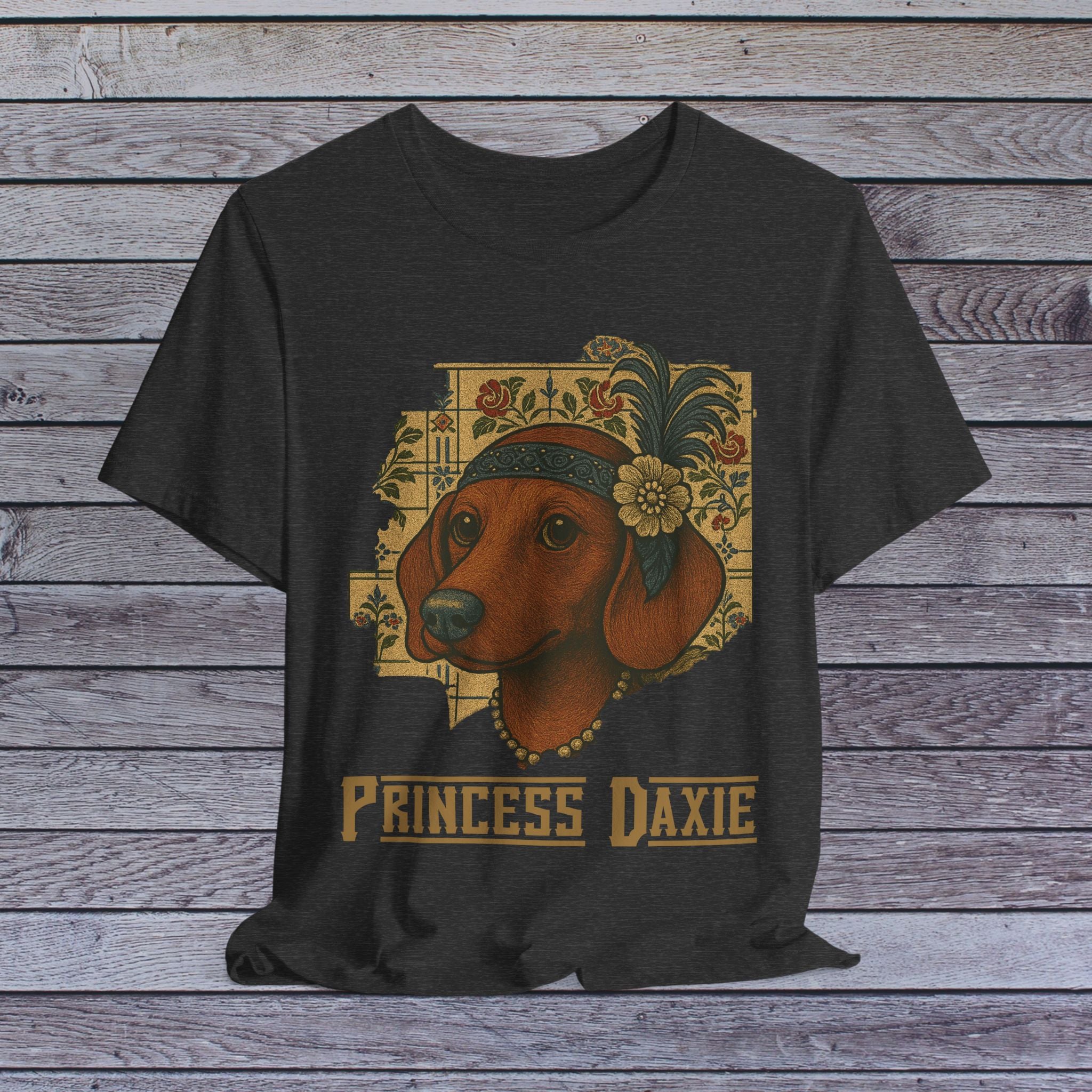 Dachshund Royalty – Regal Daxie Tee