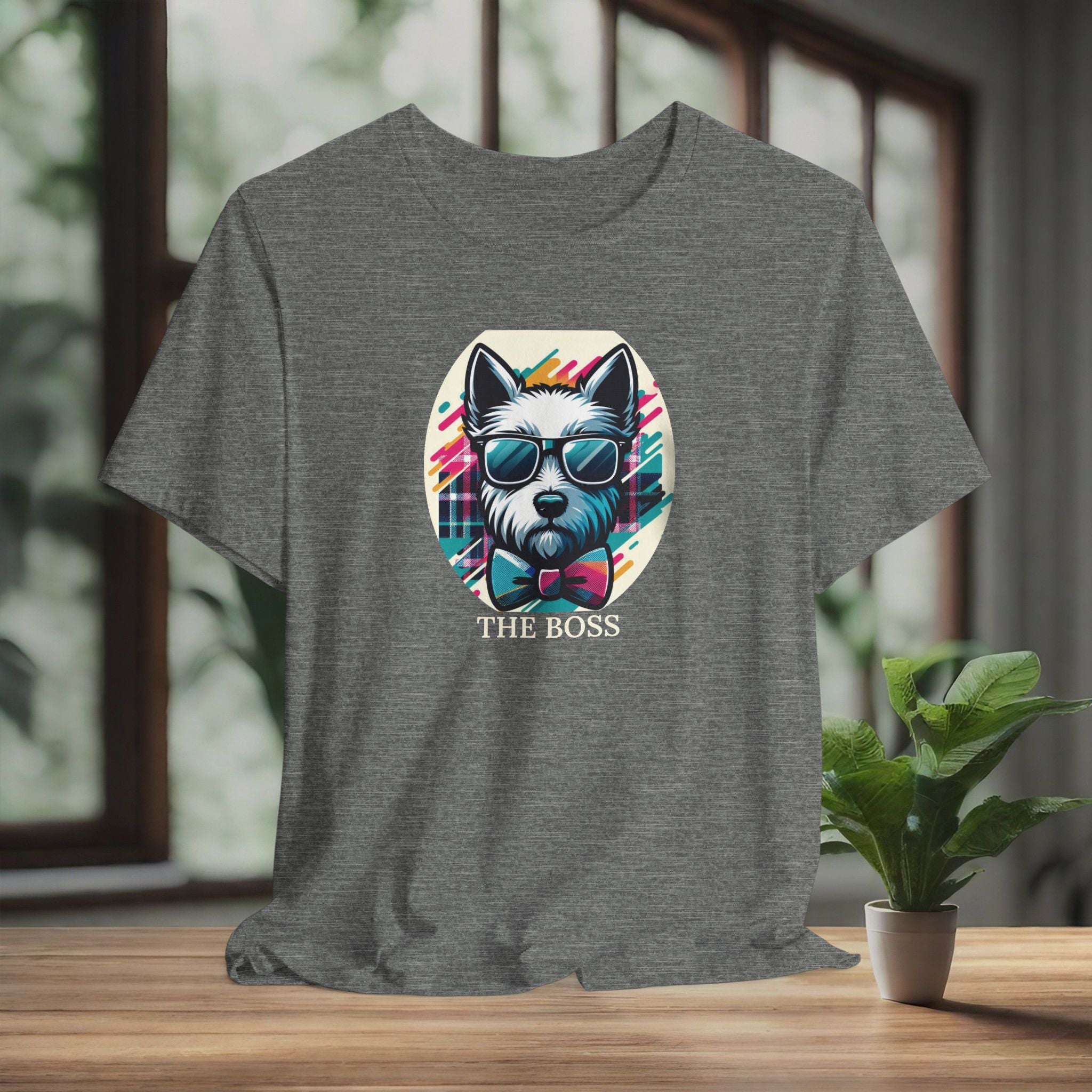 Cool Dog 'The Boss' Unisex Jersey Tee - Fun & Casual Wear