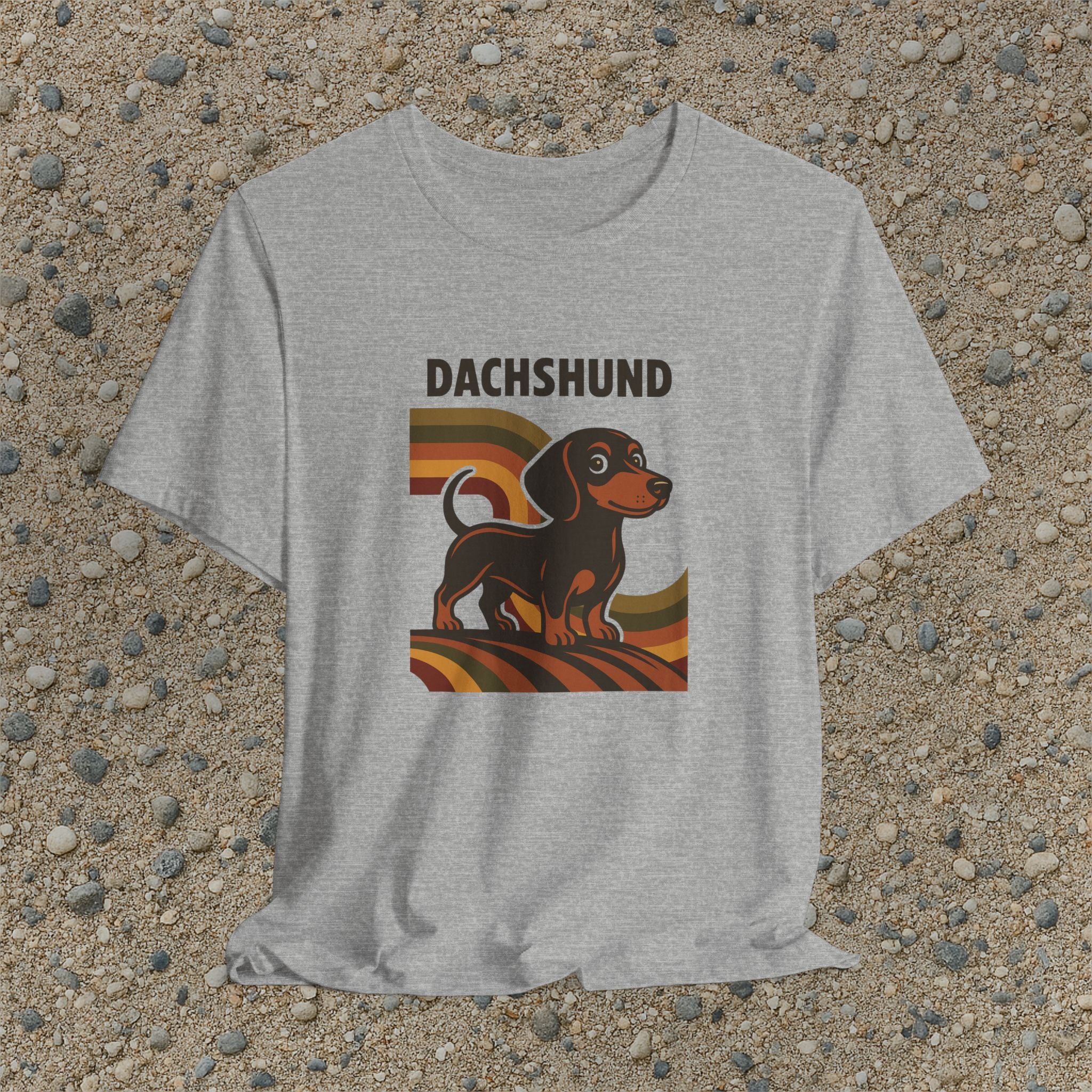 Dachshund Retro Unisex T-Shirt, Dog Lover Gift, Animal Lover Tee, Cute Graphic Shirt, Pet Owner Apparel