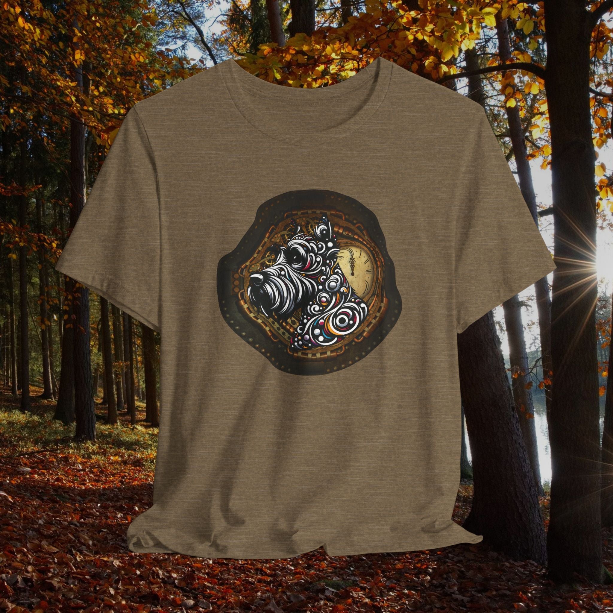 Artistic Unisex Jersey Tee with Abstract Design