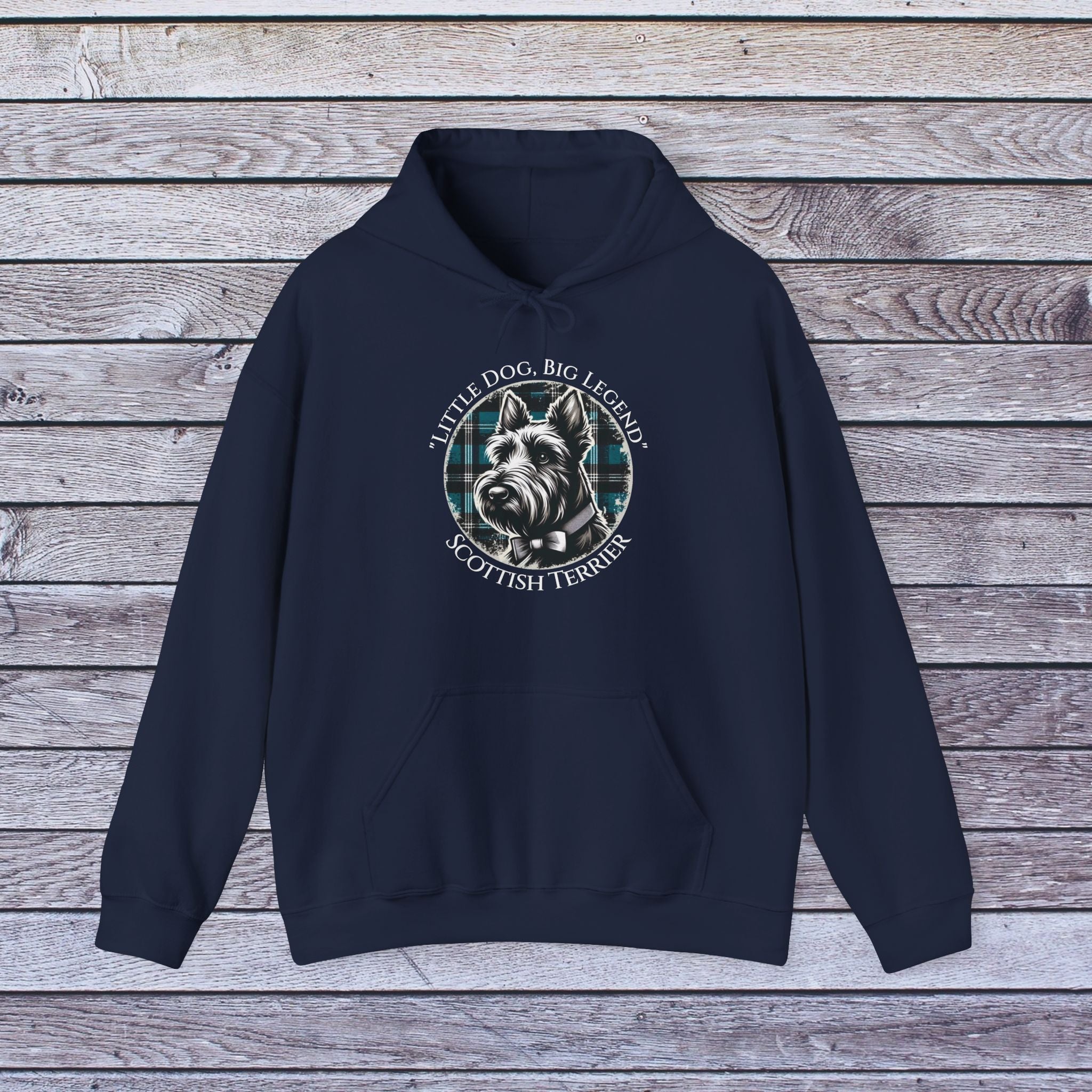 Scottish Terrier Hoodie - Little Dog, Big Legend