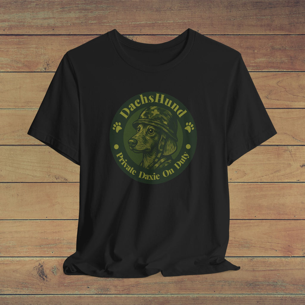 Dachshund Defender Tee – Private Daxie Edition