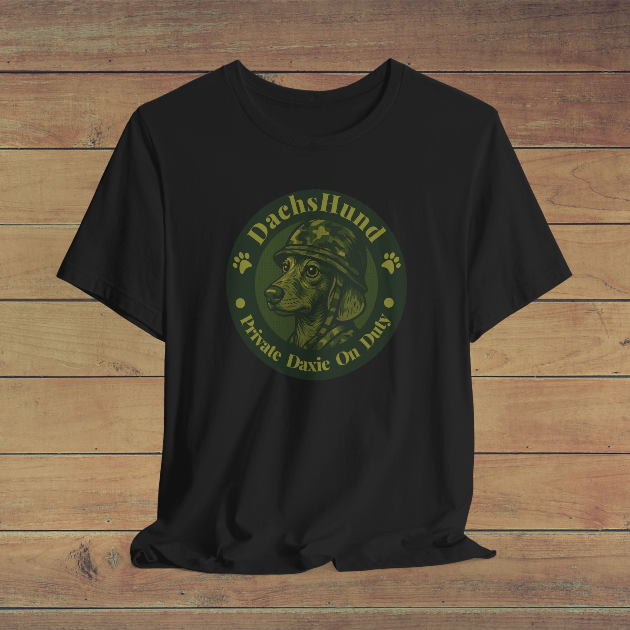 Dachshund Defender Tee – Private Daxie Edition