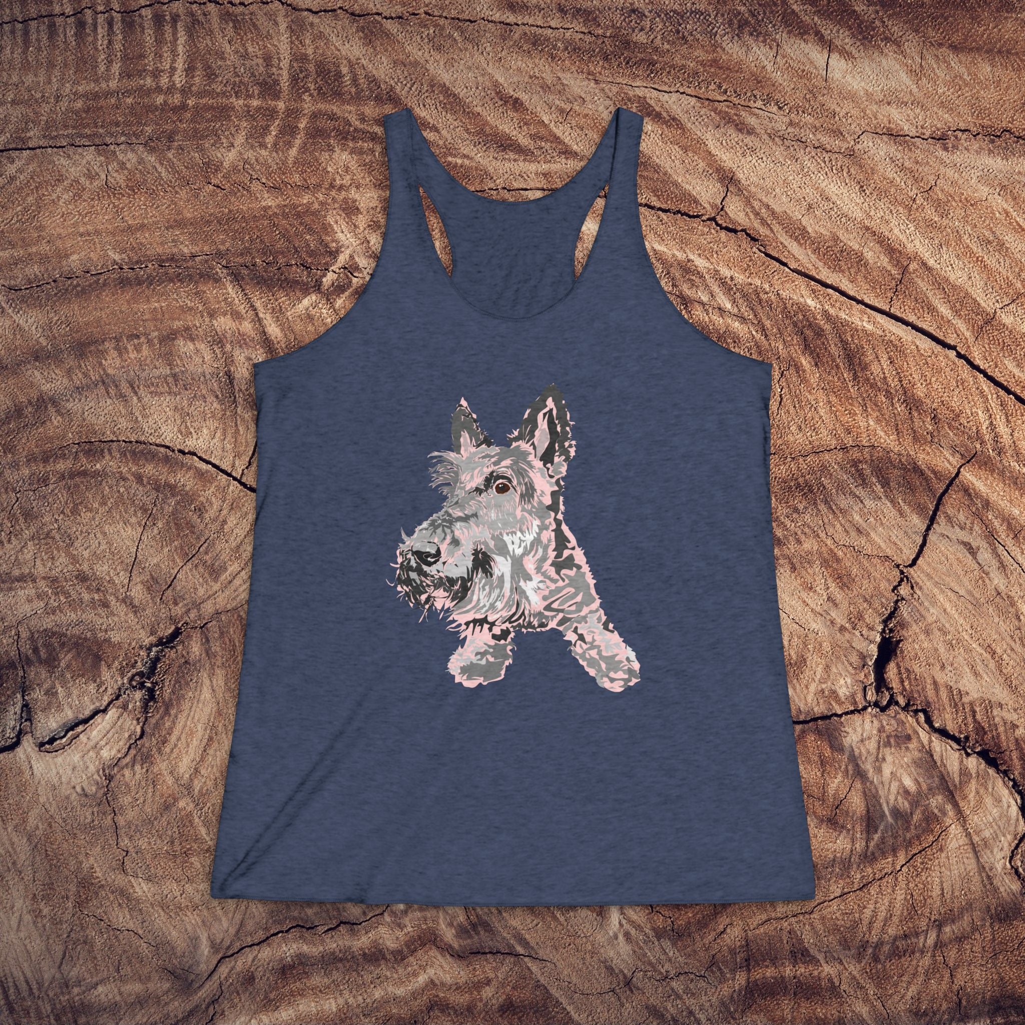 Artistic Scottish Terrier Tank Top