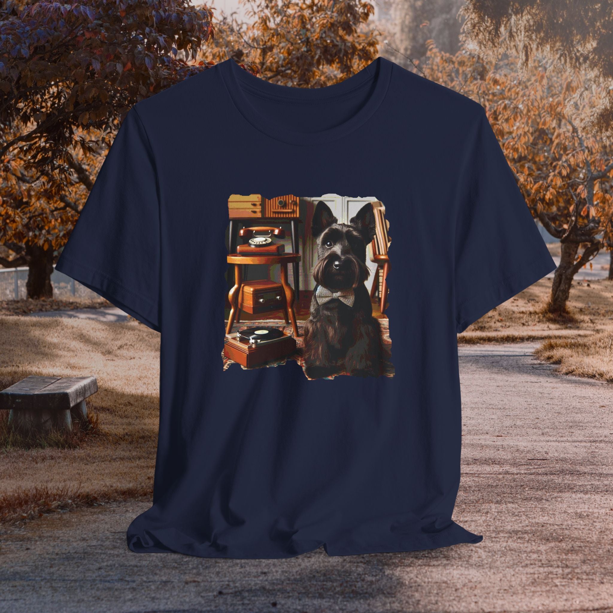 Vintage-Inspired Dog Lover Tee - Short Sleeve Unisex Jersey