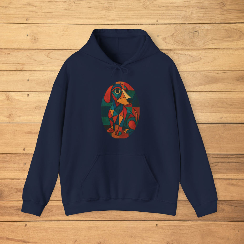 Colorful Dog Art Hoodie, Cozy Unisex Sweatshirt, Perfect Gift for Pet Lovers, Art Lovers, Everyday Wear