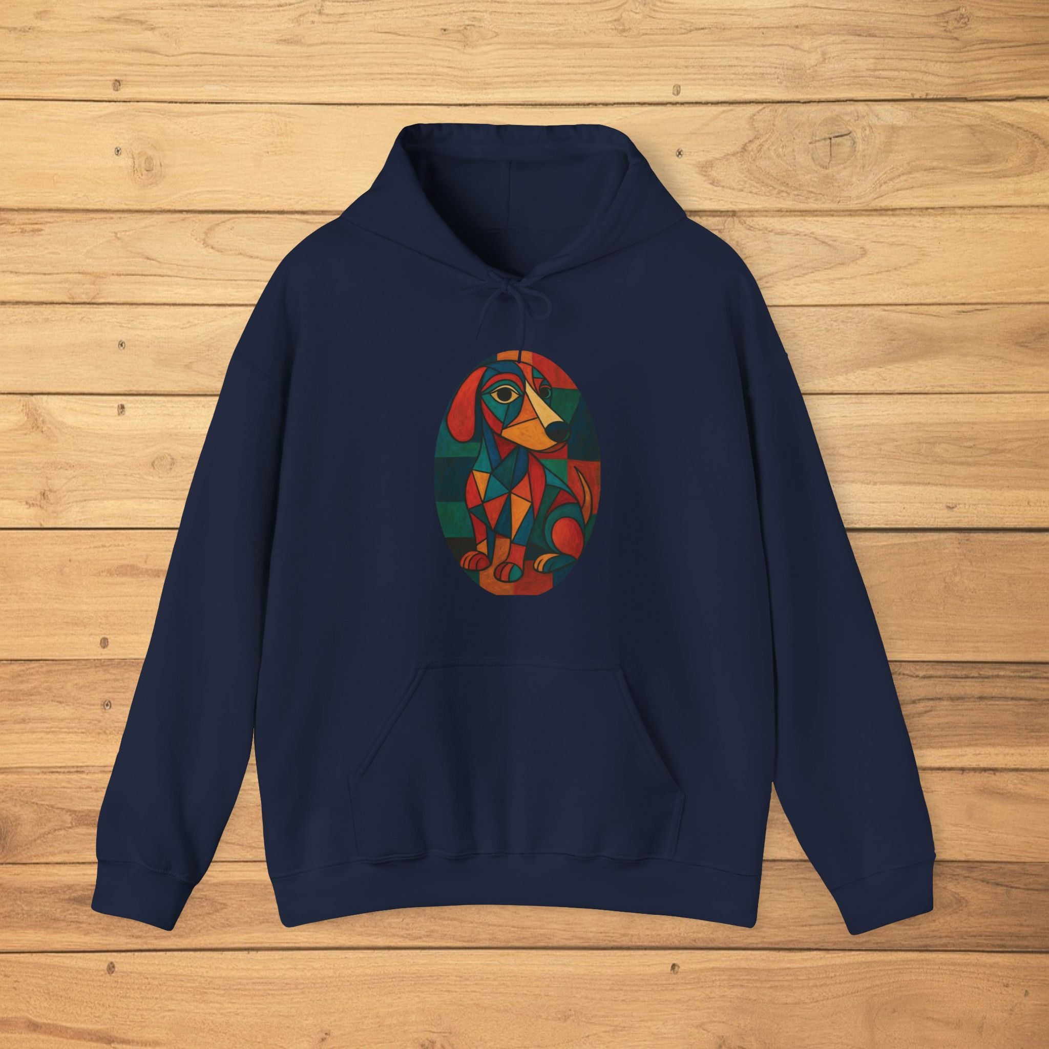 Colorful Dog Art Hoodie, Cozy Unisex Sweatshirt, Perfect Gift for Pet Lovers, Art Lovers, Everyday Wear