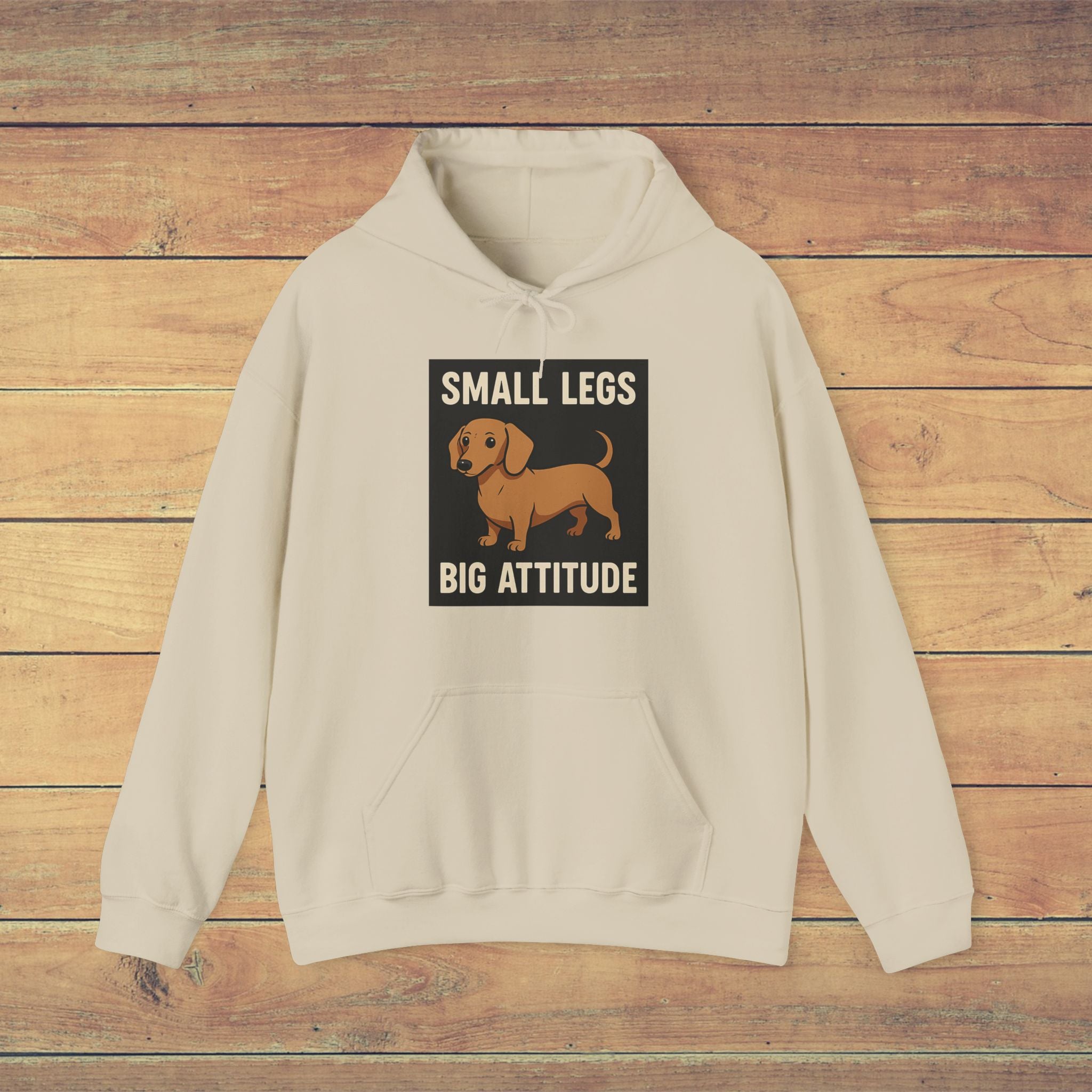 Dachshund Attitude Hoodie, Funny Dog Lover Sweatshirt, Unisex Pet Gift, Cute Canine Apparel, Cozy Hoodie for Dog Owners