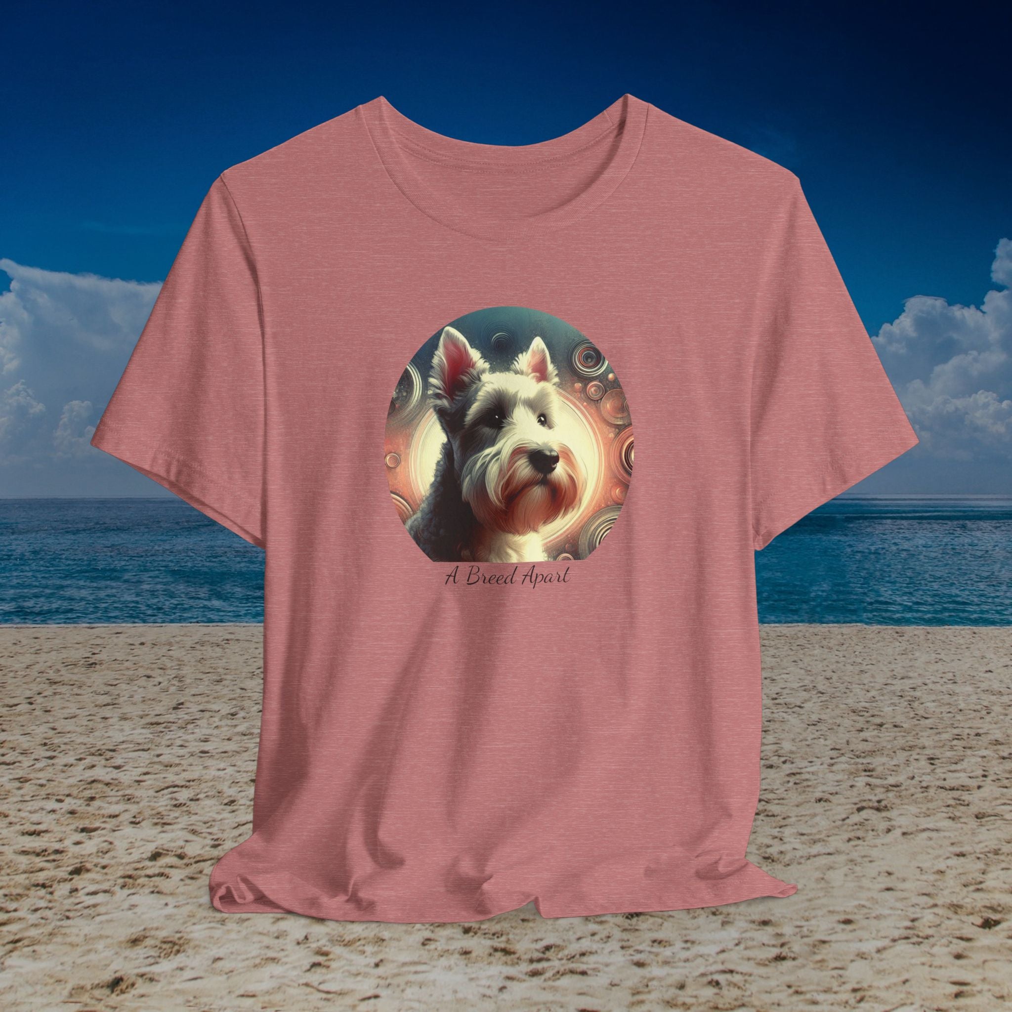 Dog Lover Unisex Short Sleeve Tee - 'A Blessed Apart' Design