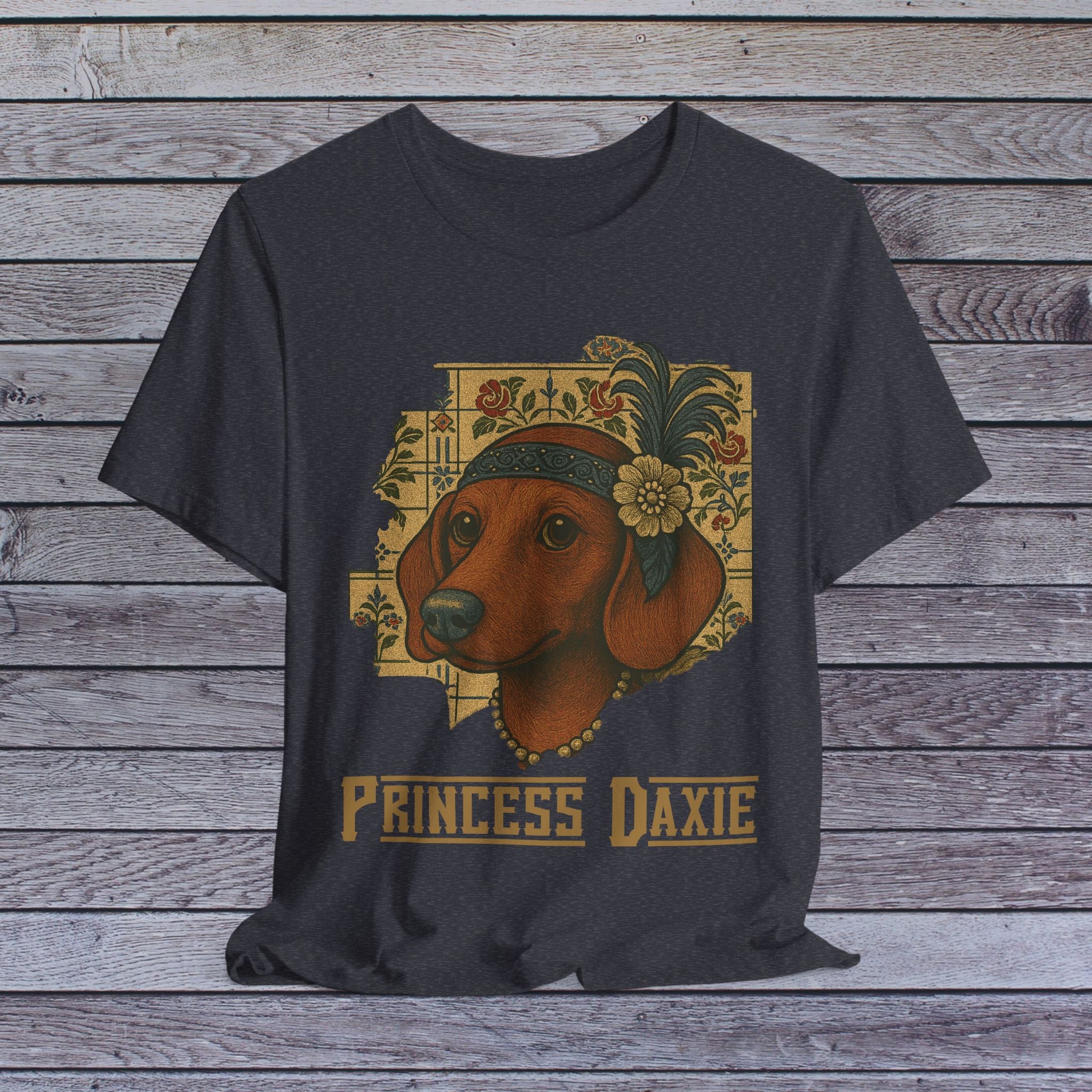 Dachshund Royalty – Regal Daxie Tee