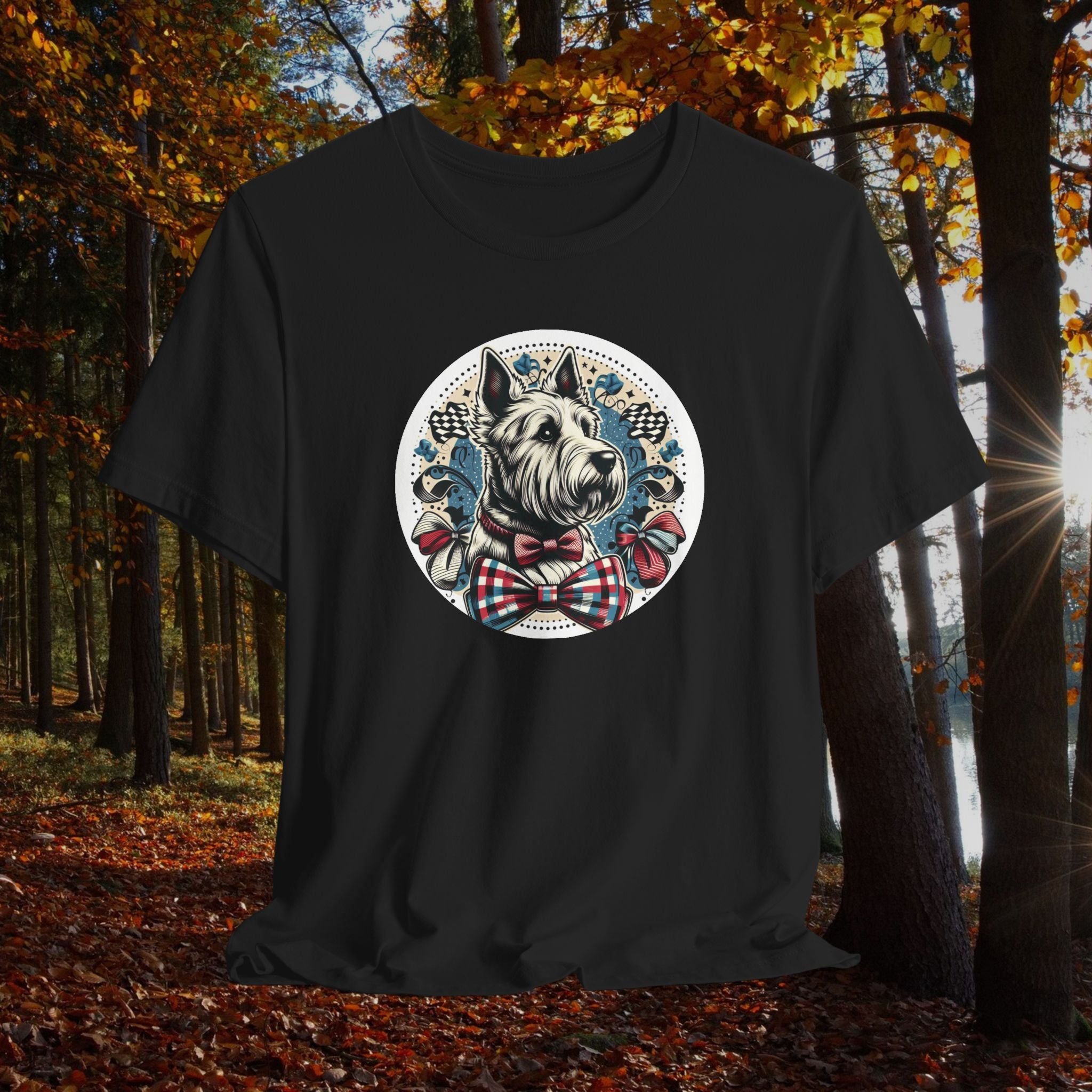 Scottish Terrier Graphic Tee – Fun Pet Lover T-Shirt for Dog Enthusiasts