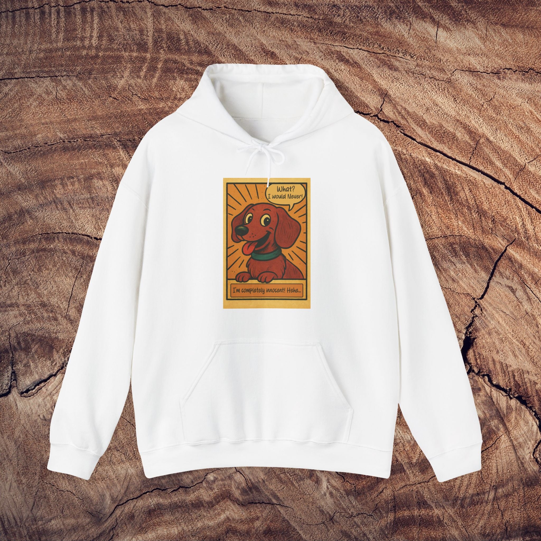 “I’m Innocent!” Dachshund Hoodie – Funny Unisex Sweatshirt for Dog Lovers
