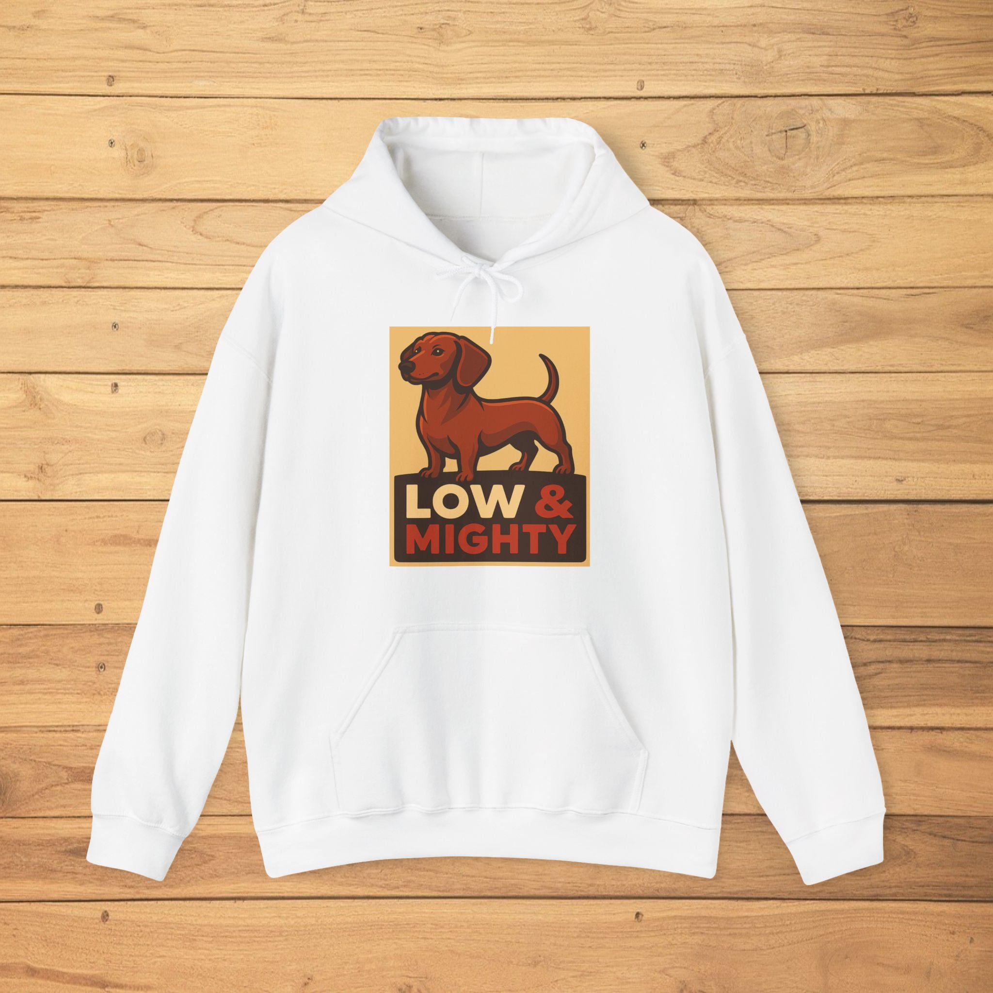 Low and Mighty – Dachshund Power Hoodie