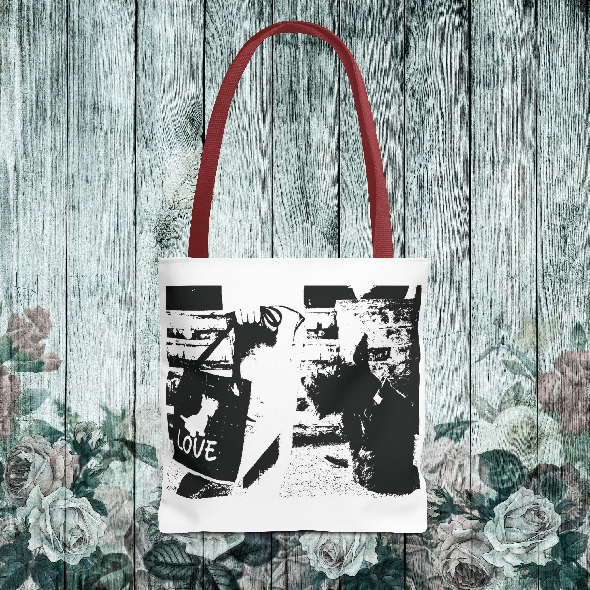 Love Tote Bag | Stylish Canvas Bag for Everyday Use | Perfect Gift for Pet Lovers