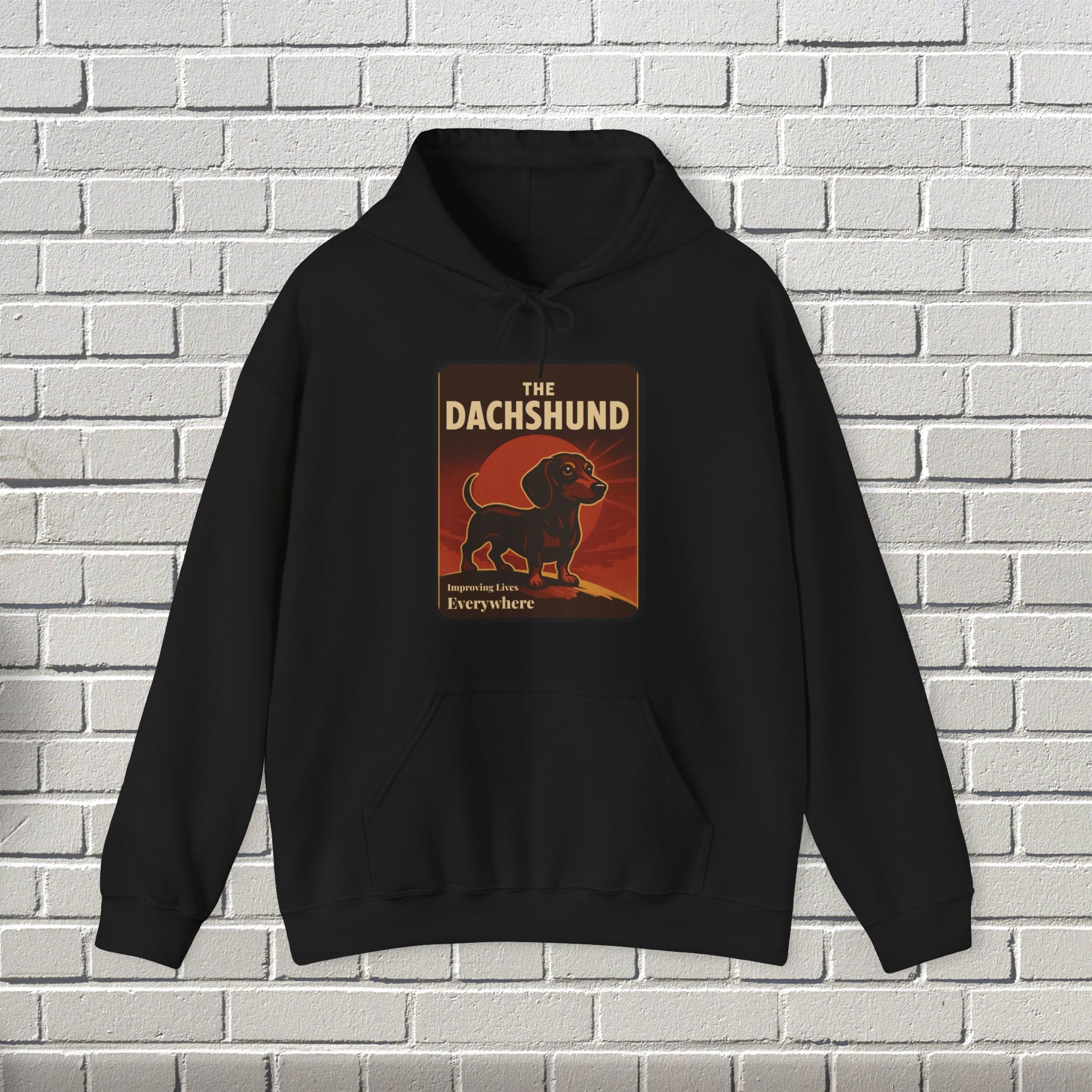 Dachshund Lover's Heavy Blend Hoodie, Unisex Dog Sweatshirt, Pet Owner Gift, Cozy Dog Apparel, Cute Animal Clothing, Dachshund Gift