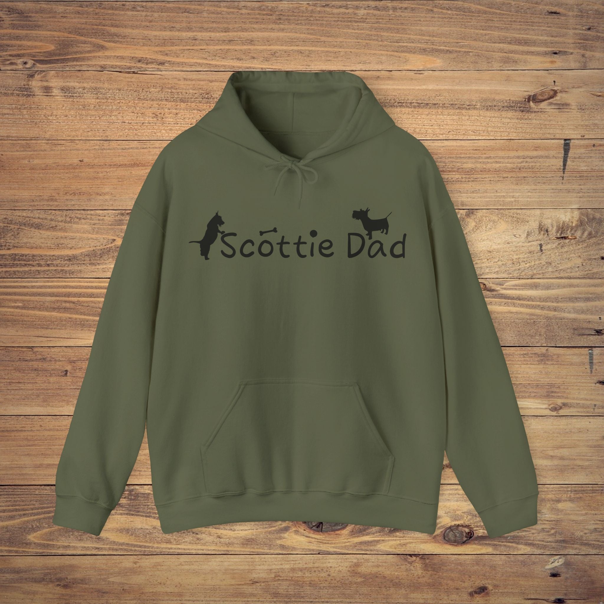Scottie Dad Unisex Heavy Blend Hoodie - Perfect Gift for Dog Lovers