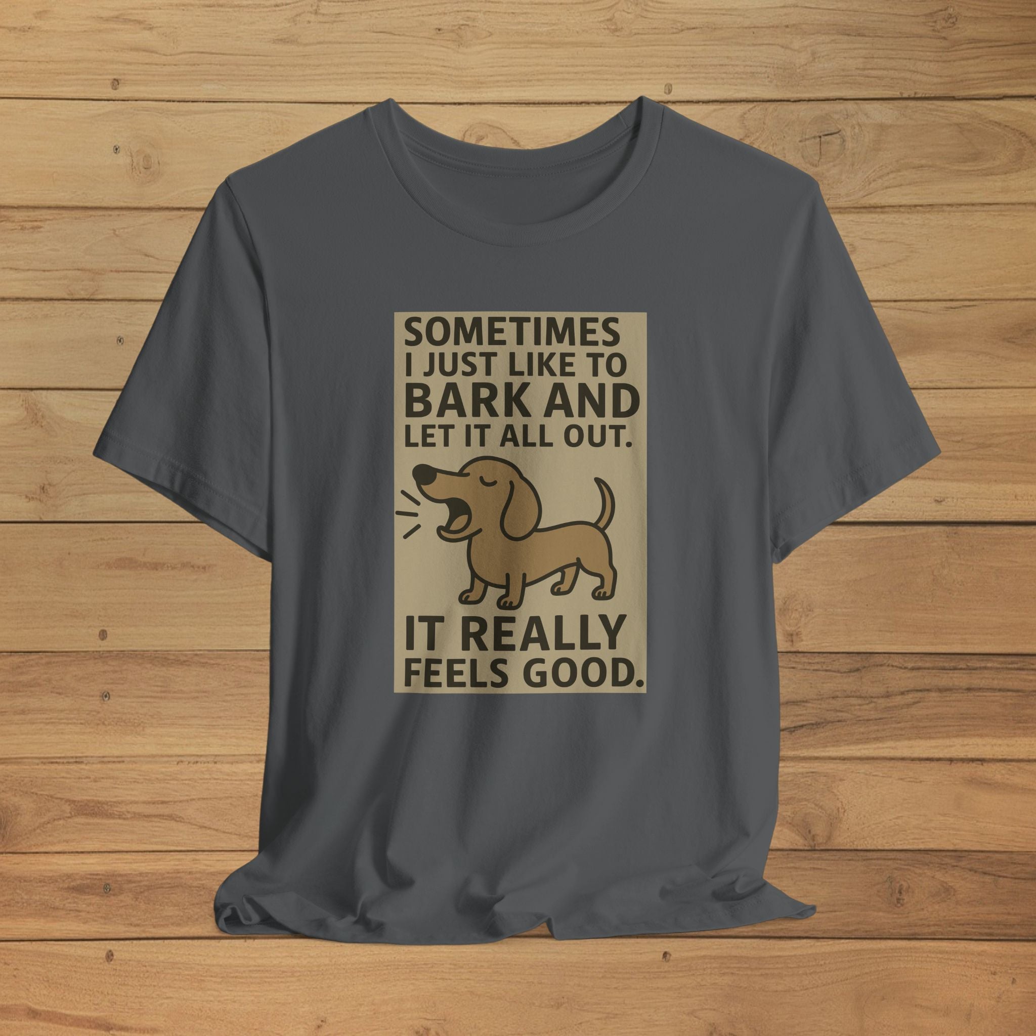 Feel Good Bark Tee, Funny Dog Shirt, Pet Lover Gift, Casual Summer Tee, Dog Owner Apparel, Birthday Gift
