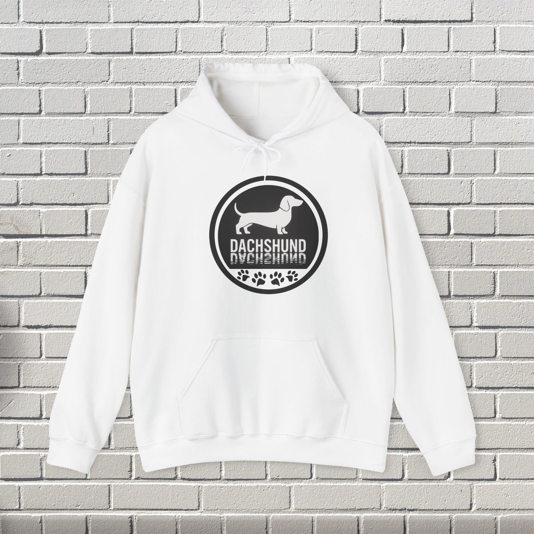 Dachshund Lover's Heavy Blend Hoodie, Dog-Themed Gift, Cozy Pet Sweatshirt, Cute Animal Apparel, Ideal for Pet Owners