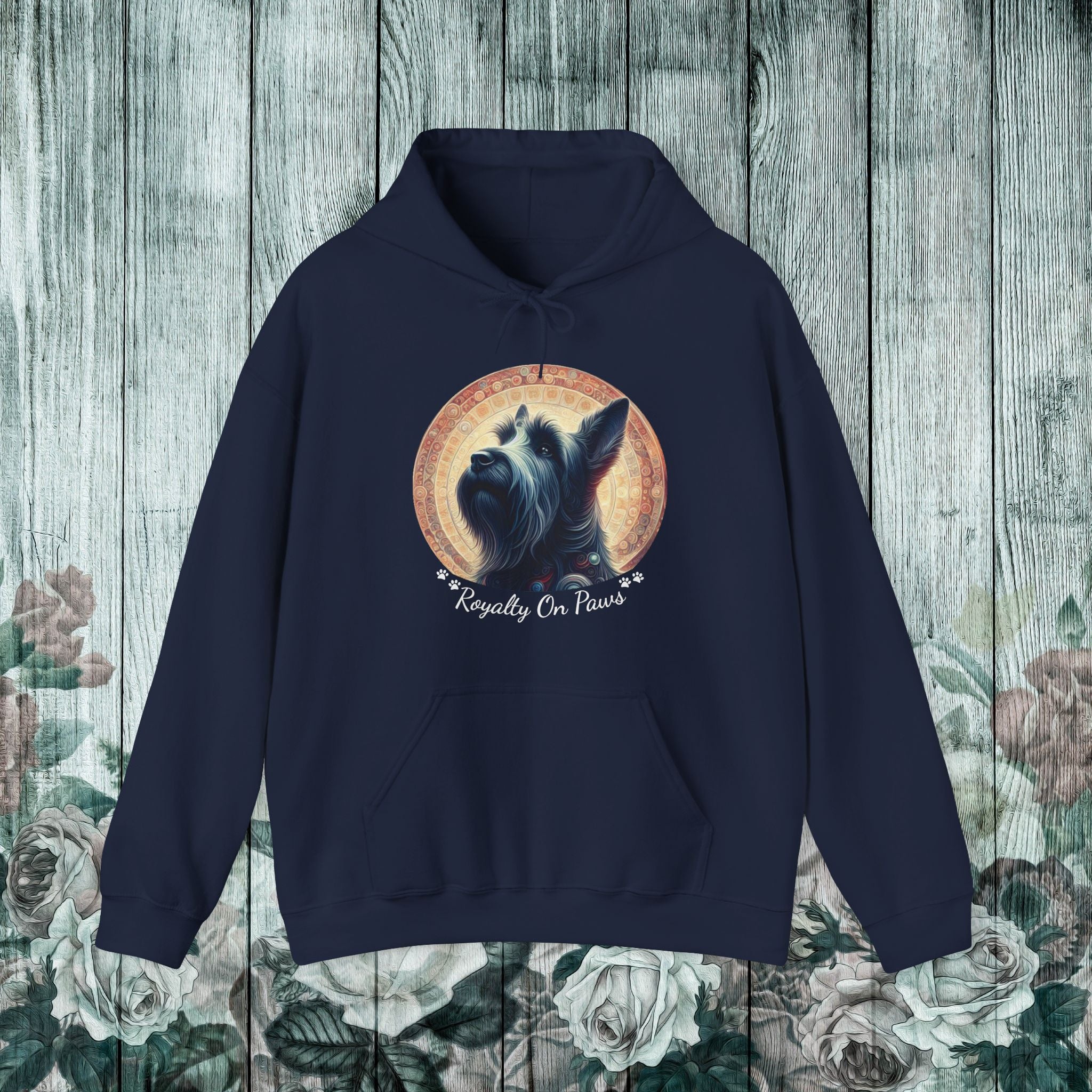 Royalty On Paws Unisex Heavy Blend Hoodie - Cozy Pet Love Sweatshirt