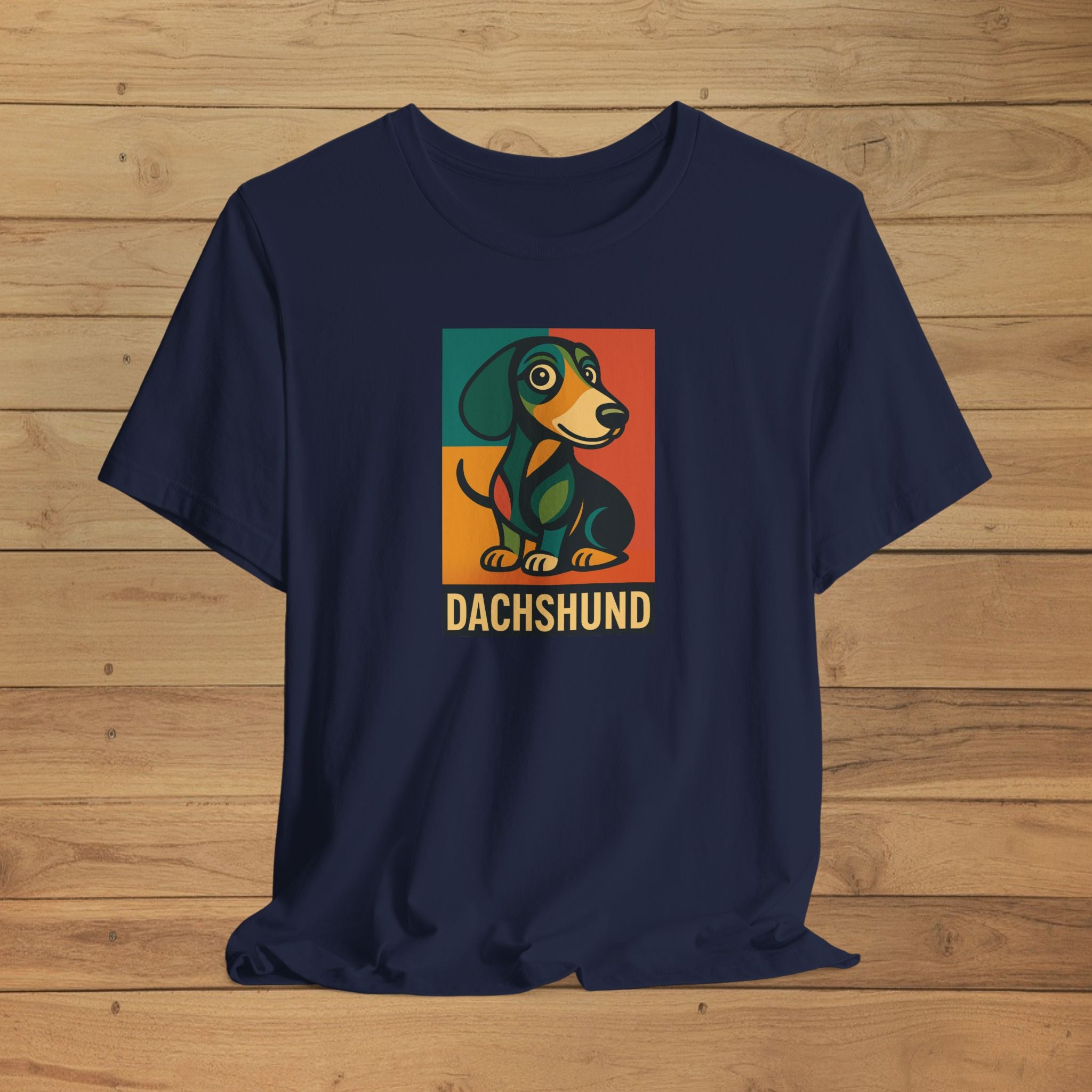 Dachshund Lover Tee, Unisex Jersey Short Sleeve Tee, Dog Mom Gift, Animal Lover T-Shirt, Cute Pet Apparel, Birthday Gift for Dog Owners