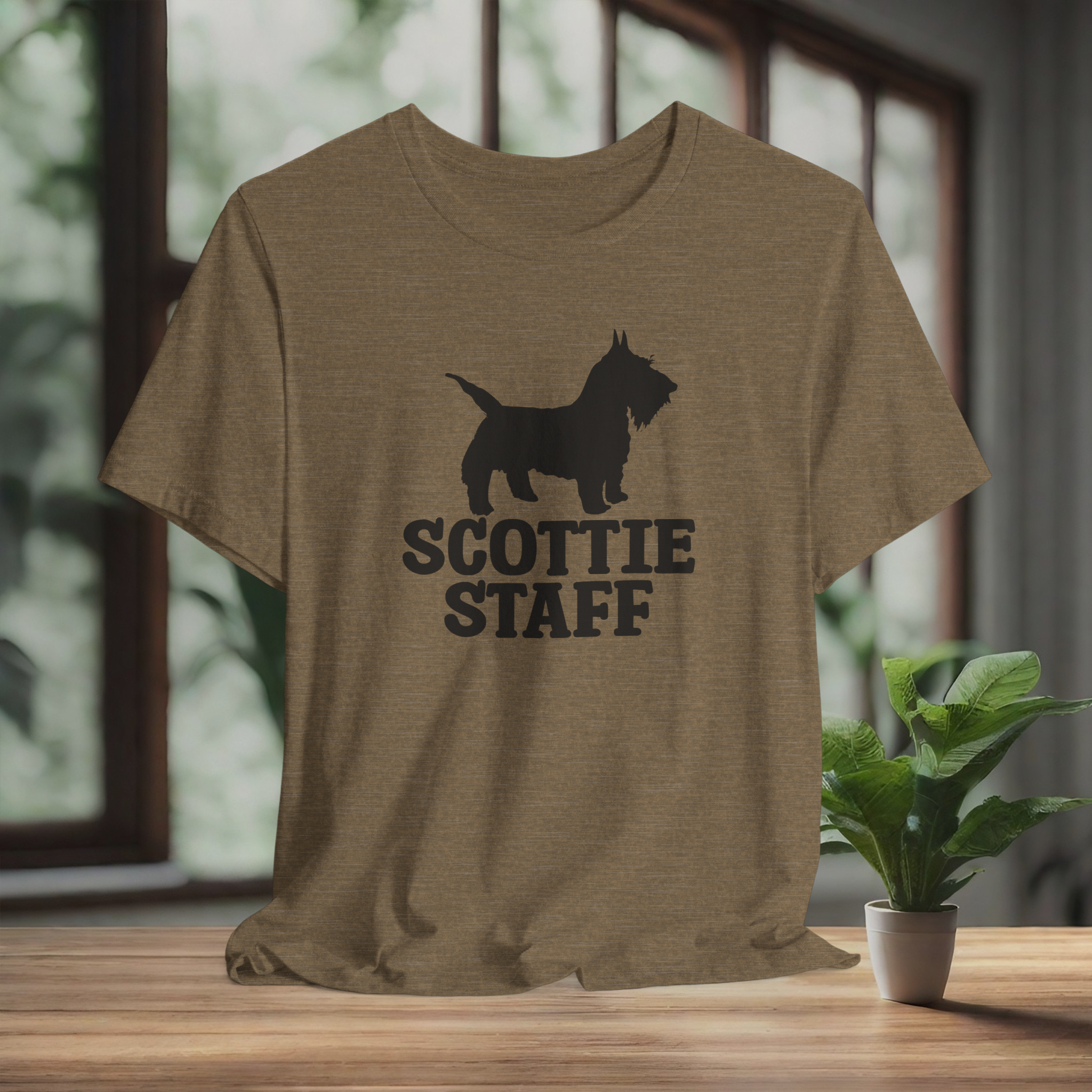 Scottie Staff Unisex Jersey Tee - Perfect for Dog Lovers