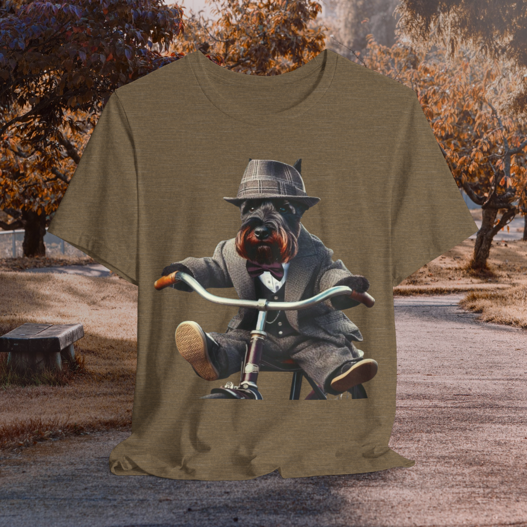 Funny Dog in Suit Unisex Tee - Perfect for Pet Lovers and Casual Wear