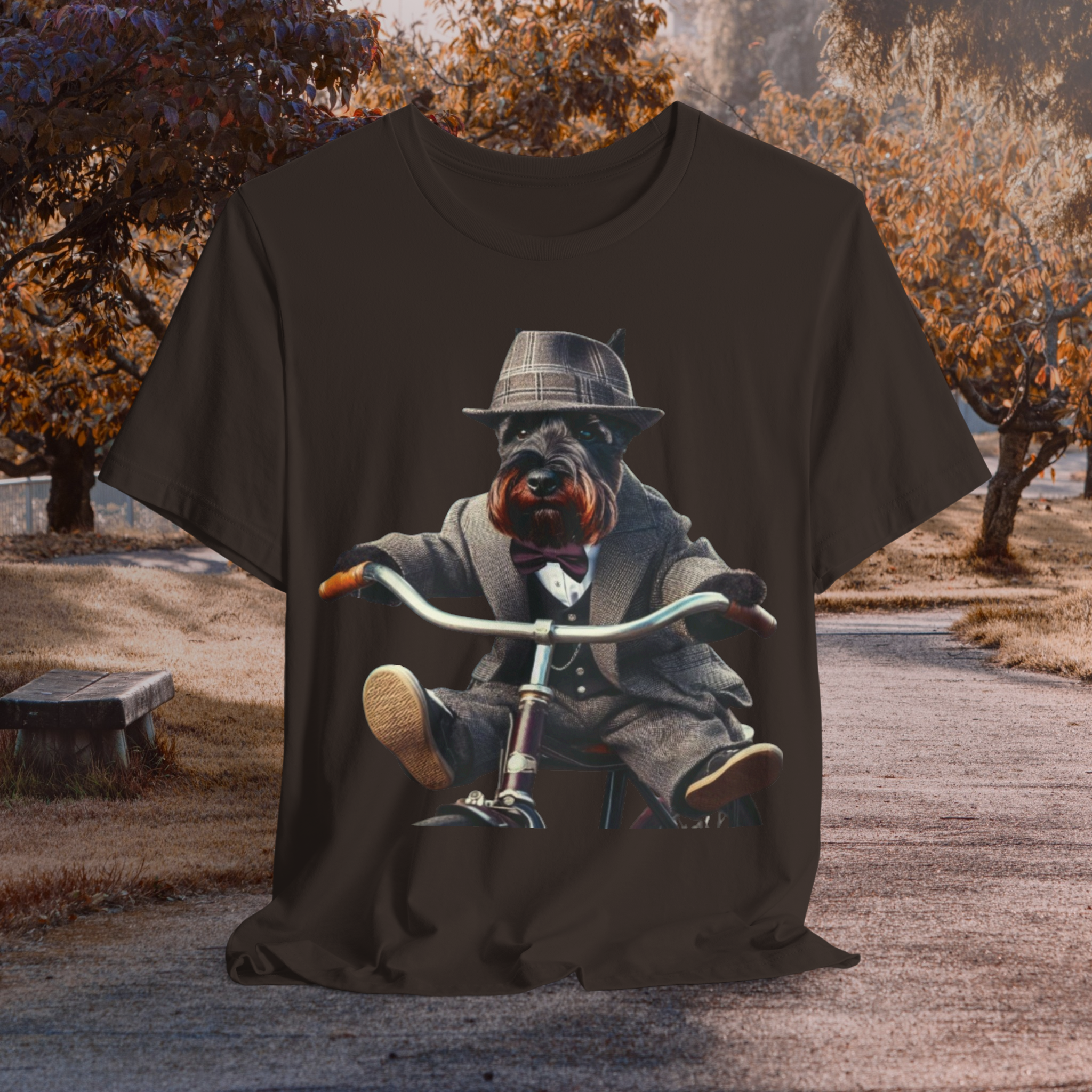 Funny Dog in Suit Unisex Tee - Perfect for Pet Lovers and Casual Wear