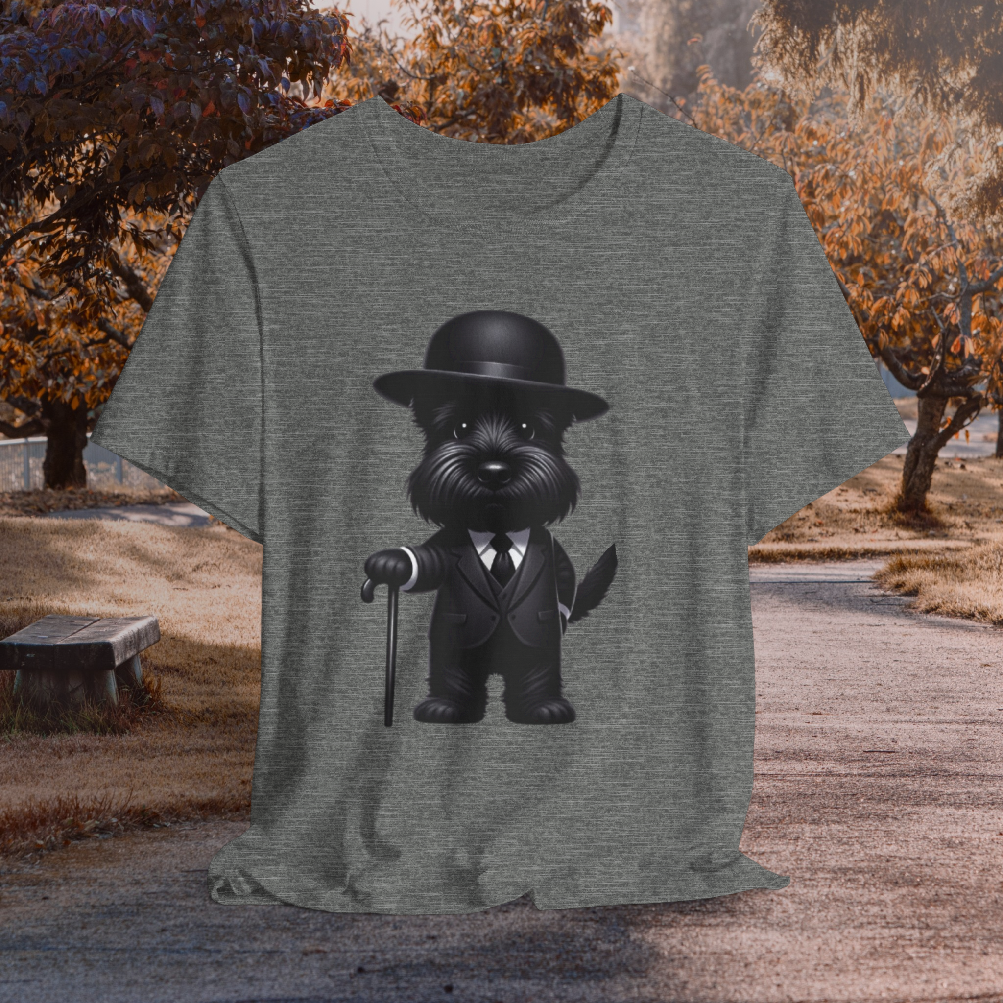 Dapper Dog Unisex Jersey Tee - Stylish Pet Lover T-Shirt