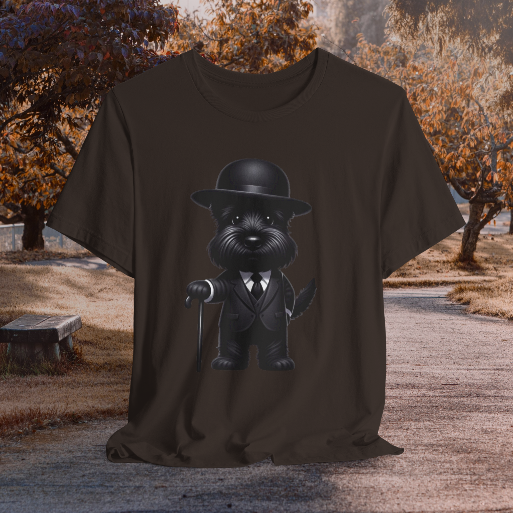 Dapper Dog Unisex Jersey Tee - Stylish Pet Lover T-Shirt
