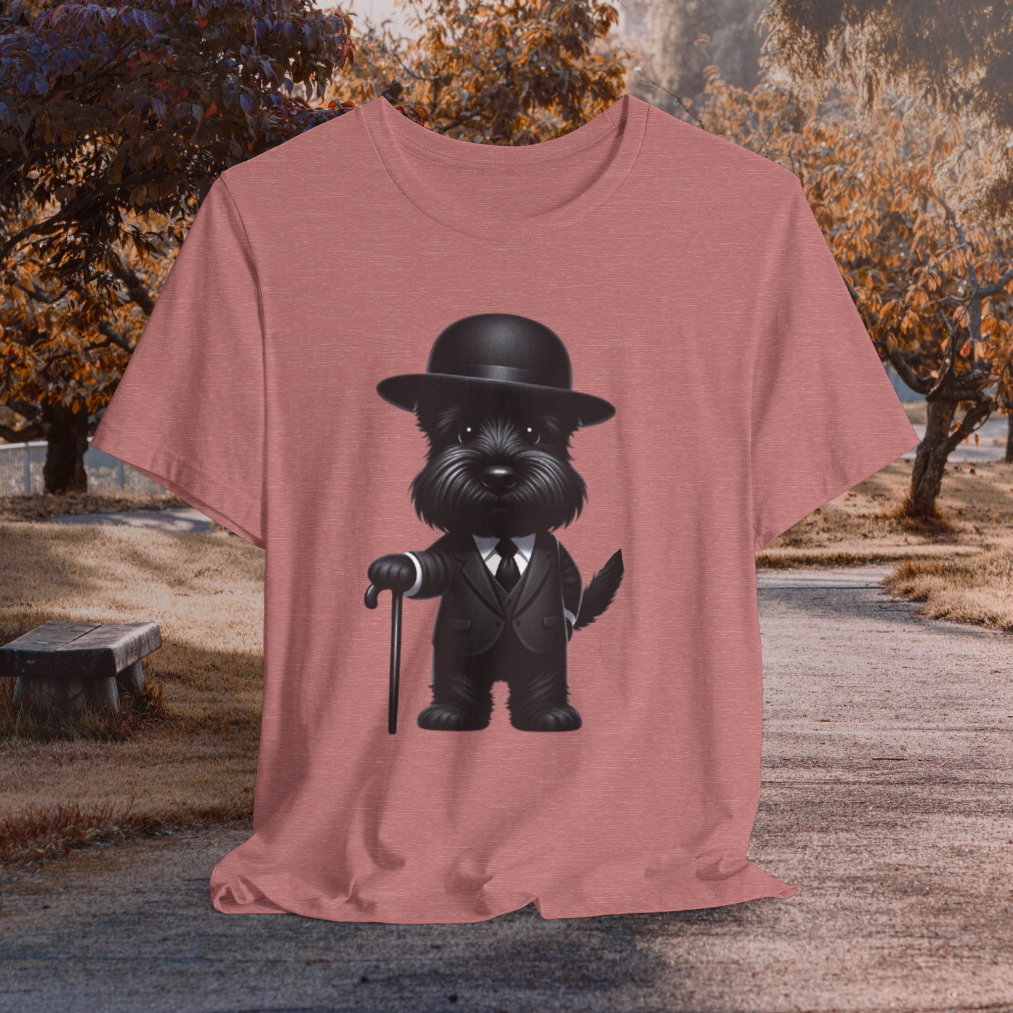 Dapper Dog Unisex Jersey Tee - Stylish Pet Lover T-Shirt