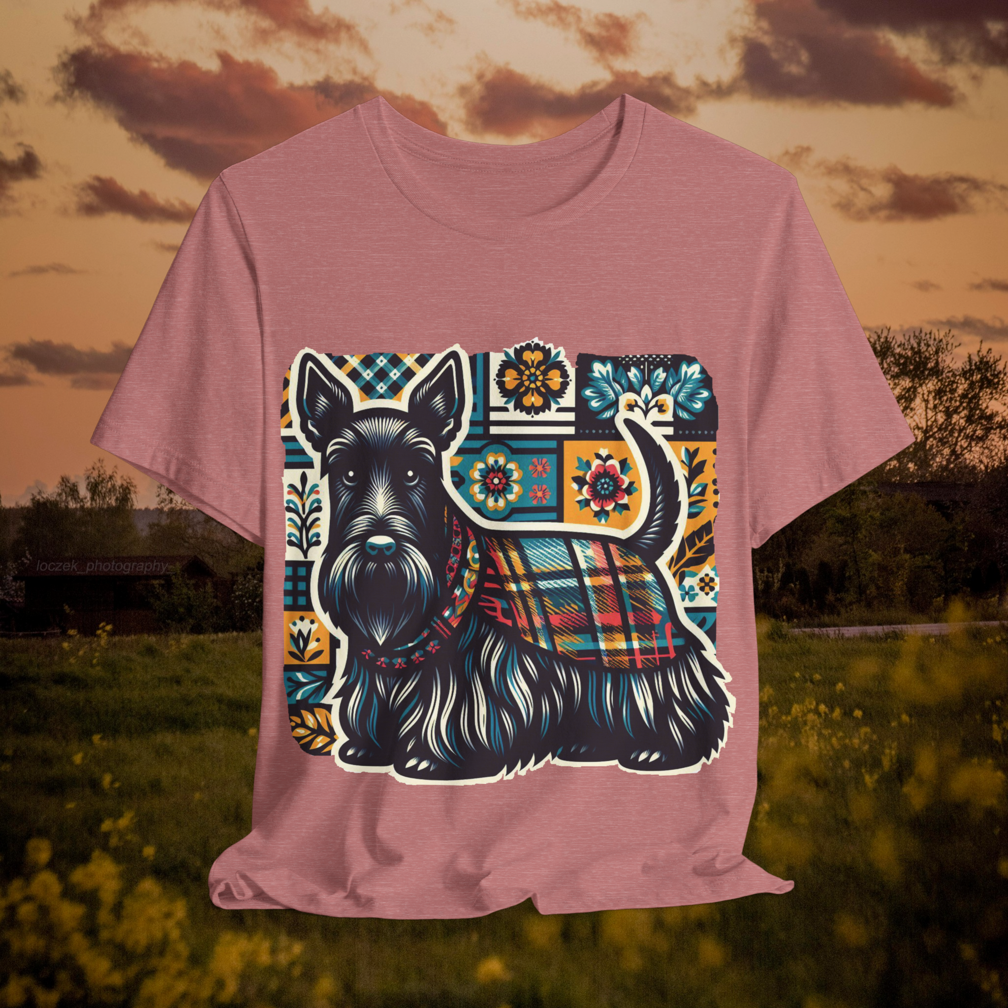 Scottish Terrier Vintage Style Unisex Tee - Perfect Gift for Dog Lovers