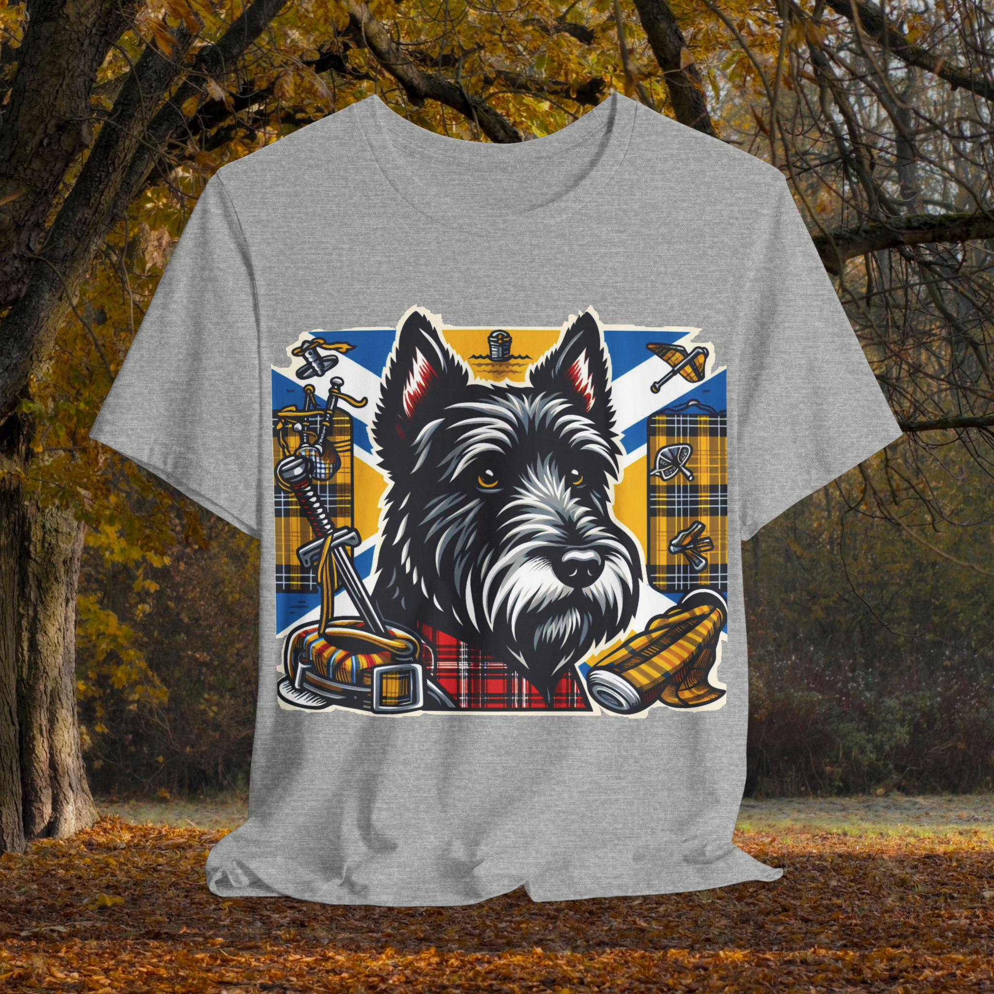Scottish Terrier Graphic Tee - Perfect for Dog Lovers