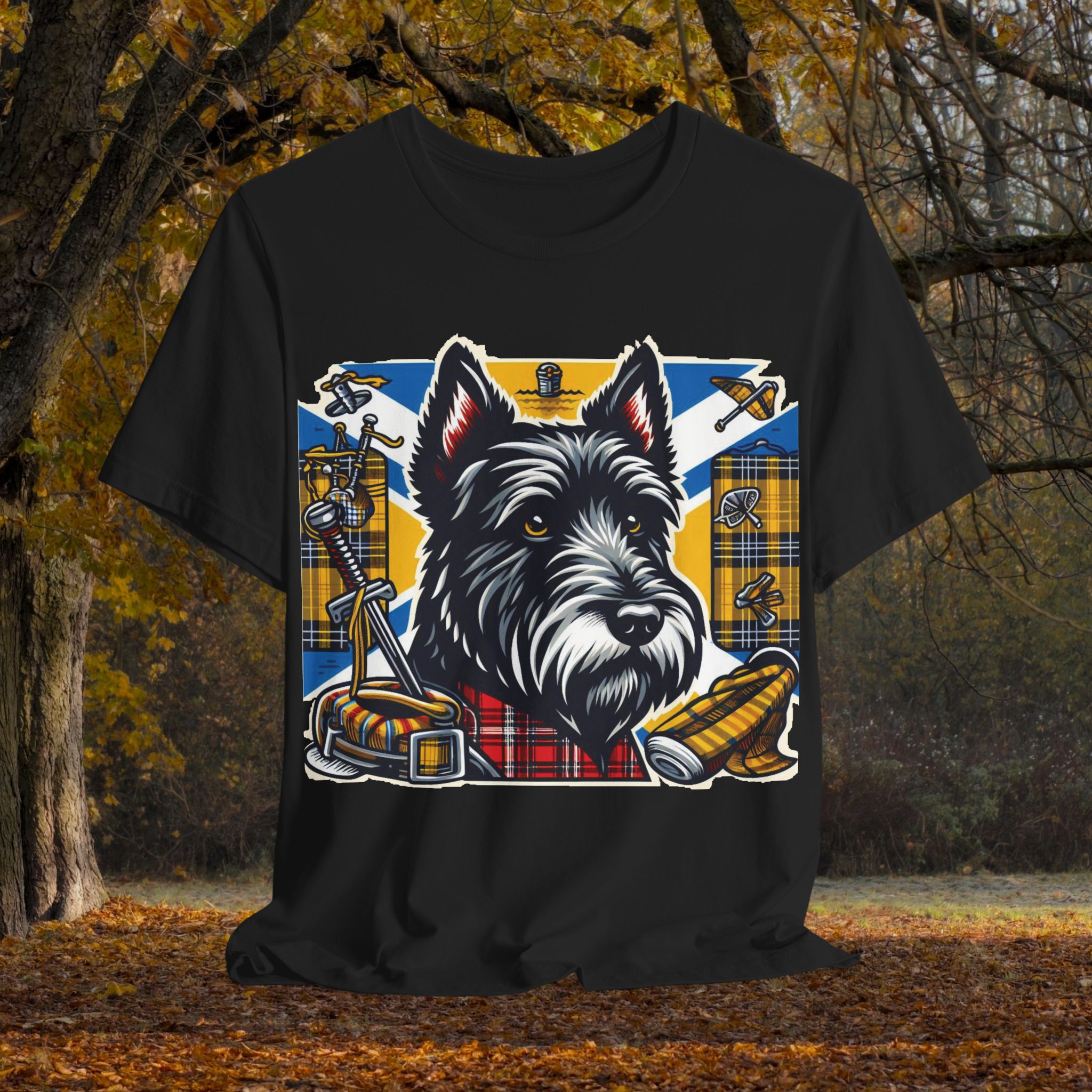 Scottish Terrier Graphic Tee - Perfect for Dog Lovers