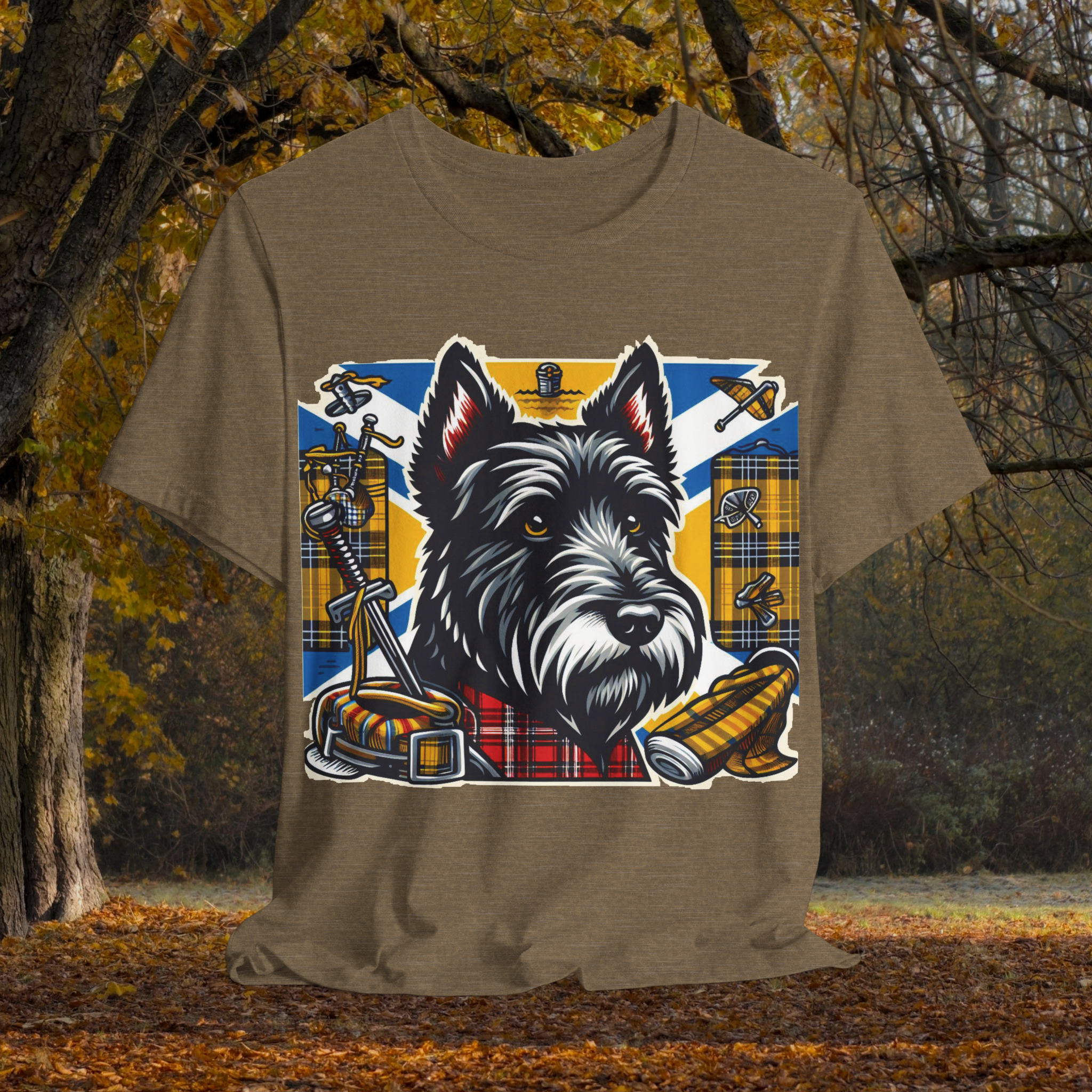 Scottish Terrier Graphic Tee - Perfect for Dog Lovers