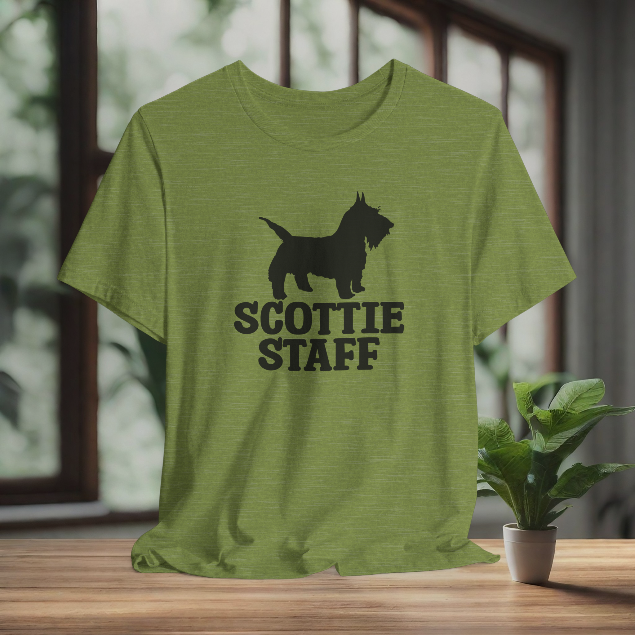 Scottie Staff Unisex Jersey Tee - Perfect for Dog Lovers