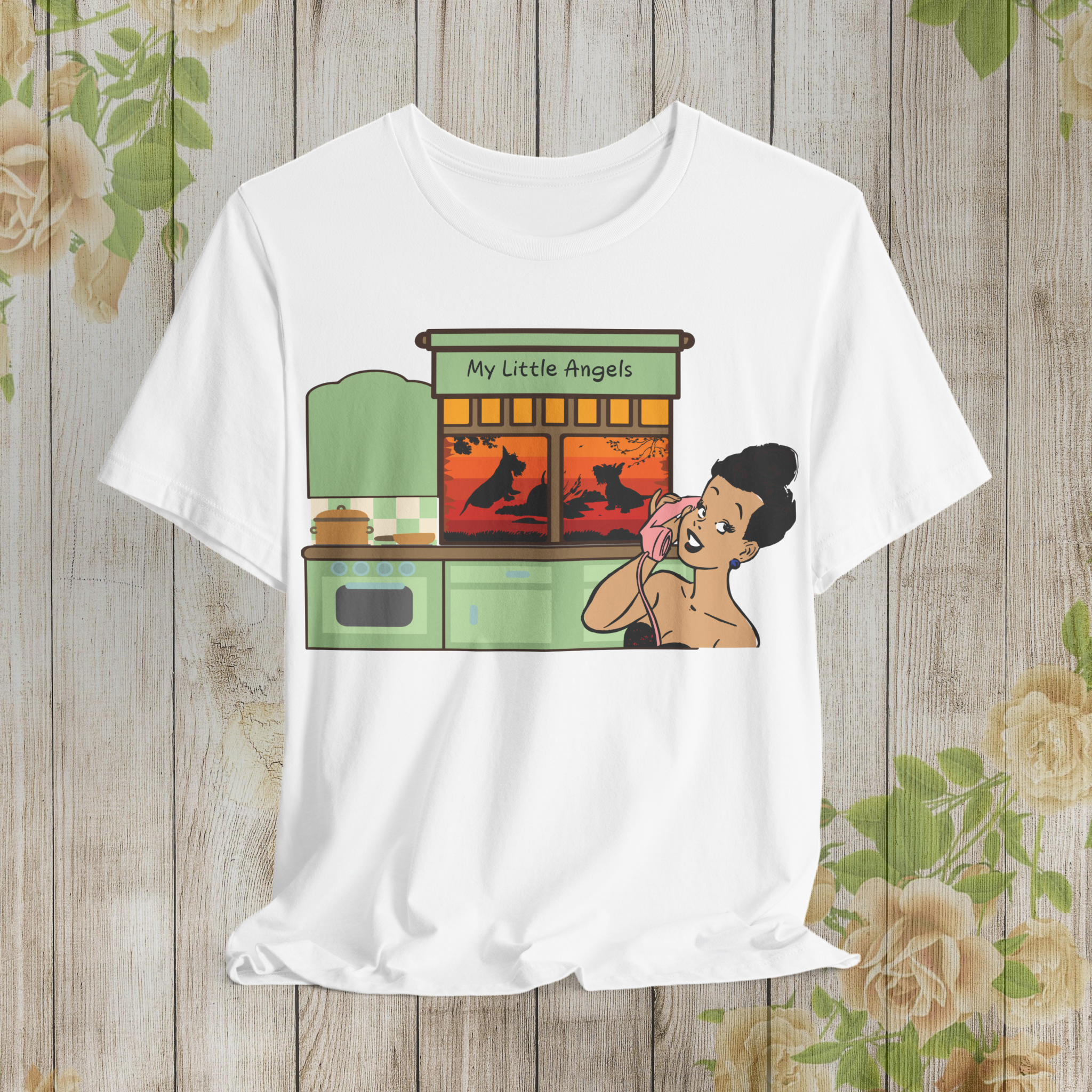 My Little Angels Graphic Tee - Fun and Playful Unisex Jersey Short Sleeve Shirt