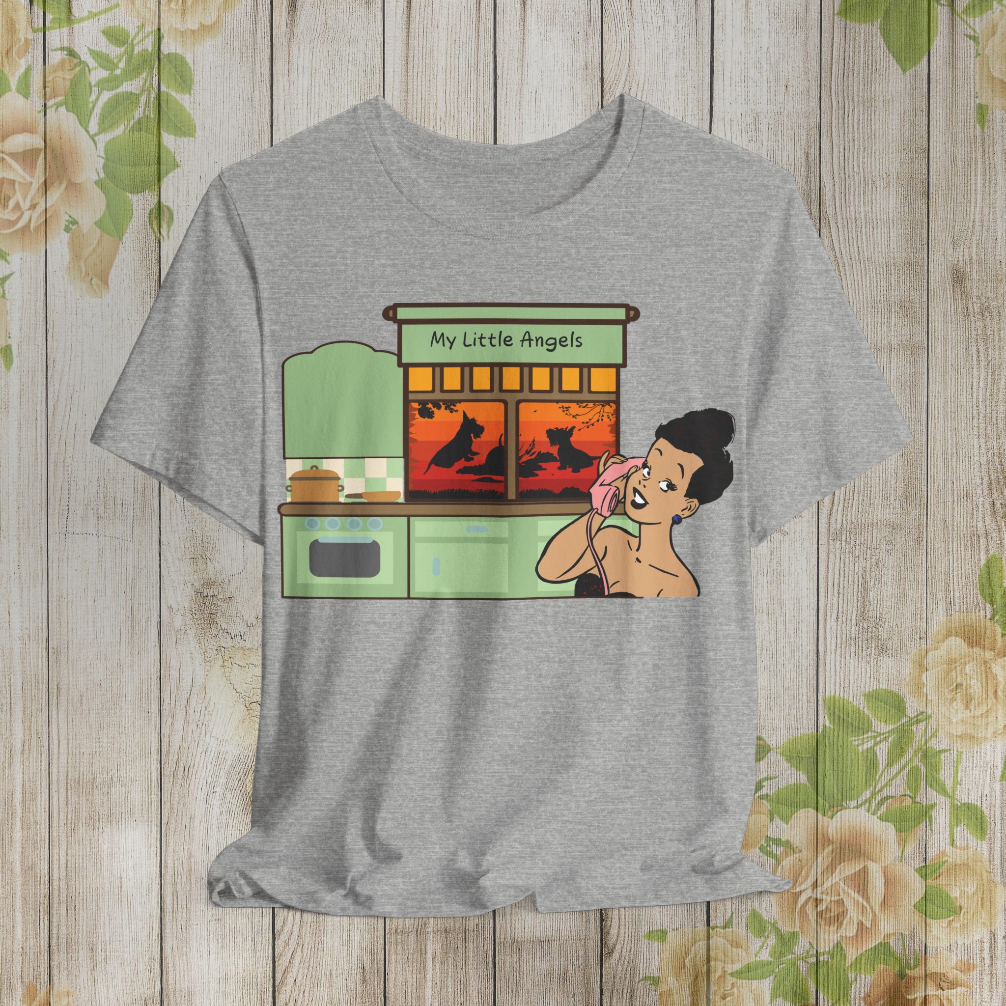 My Little Angels Graphic Tee - Fun and Playful Unisex Jersey Short Sleeve Shirt