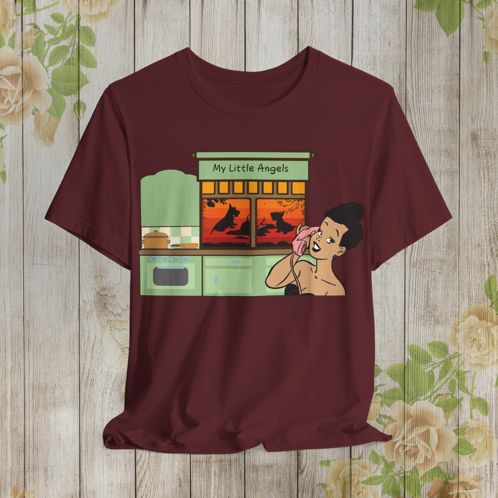 My Little Angels Graphic Tee - Fun and Playful Unisex Jersey Short Sleeve Shirt