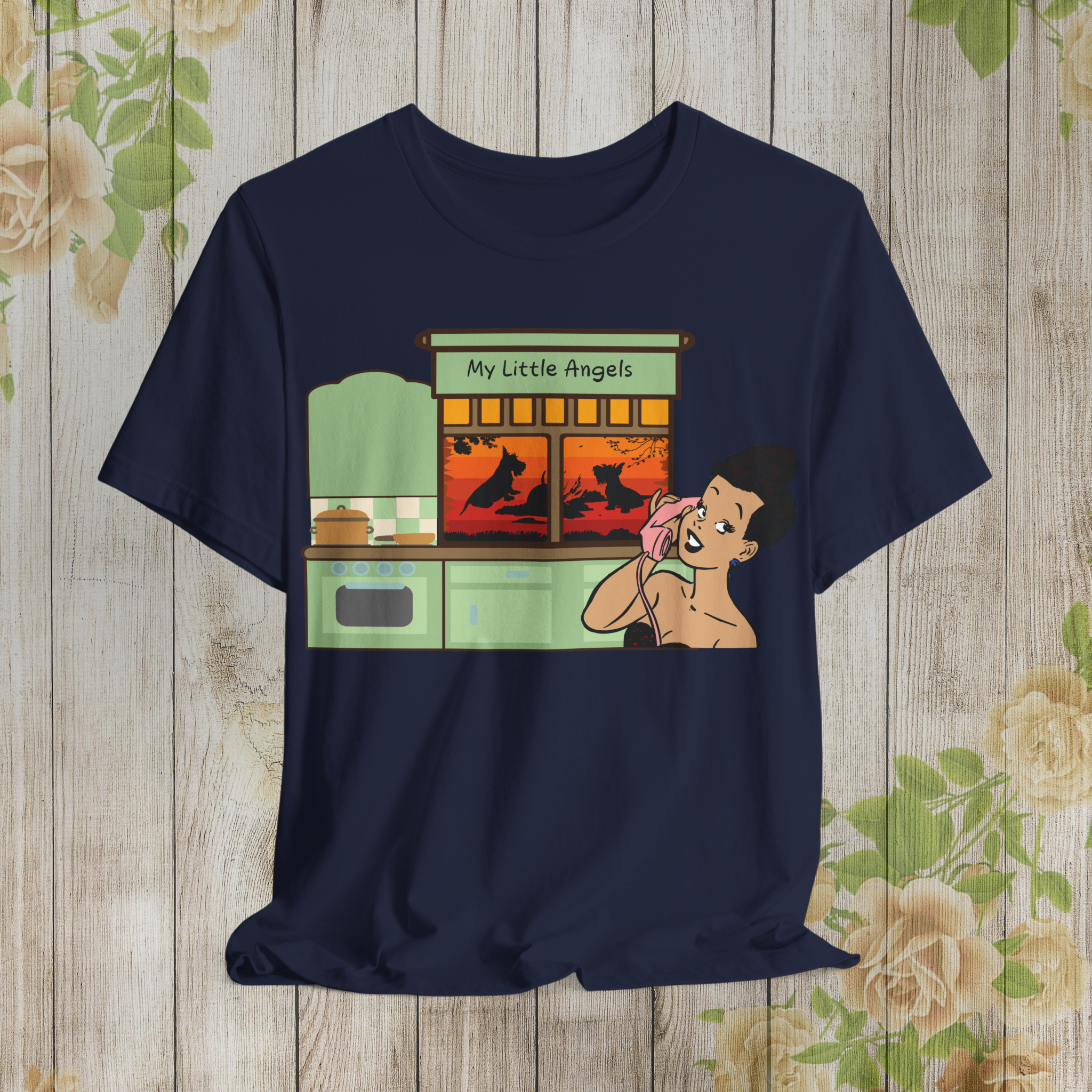 My Little Angels Graphic Tee - Fun and Playful Unisex Jersey Short Sleeve Shirt