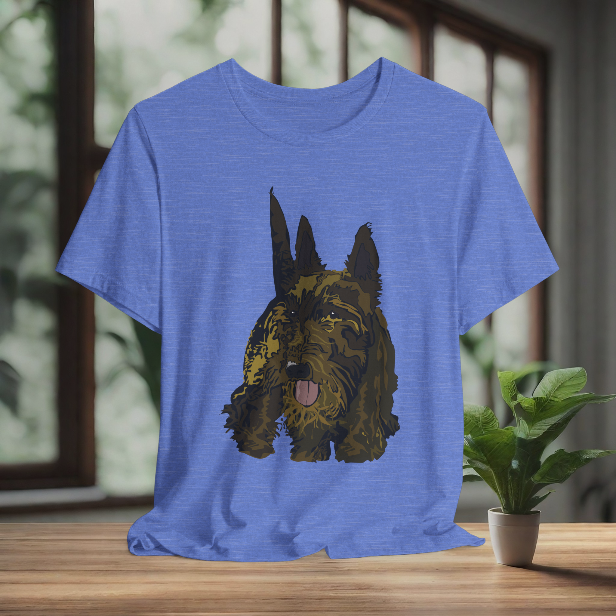 Scottish Terrier Graphic Unisex Tee - Perfect for Dog Lovers